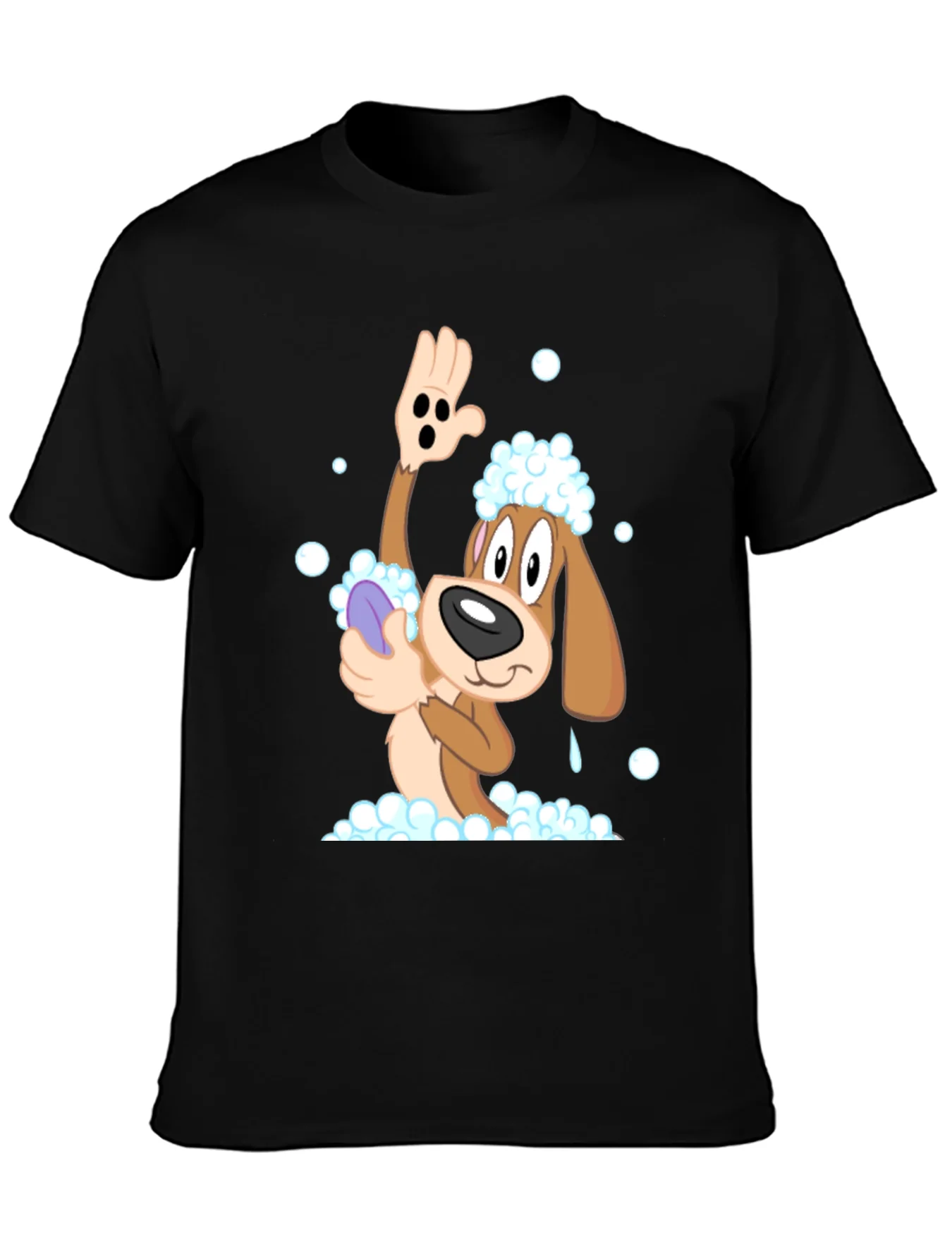 Rebbecca Dog Grooming Cartoon T-Shirt