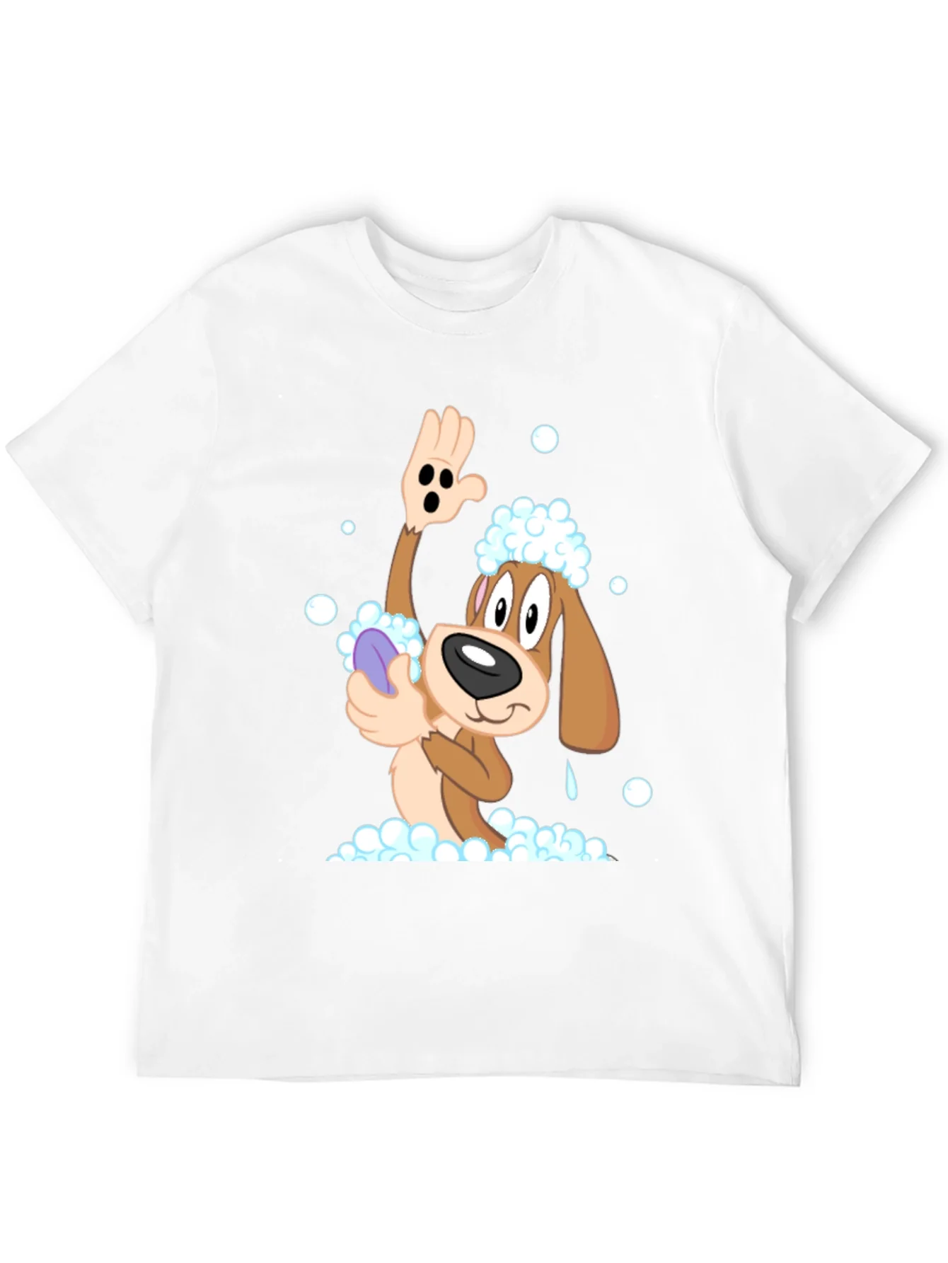 Rebbecca Dog Grooming Cartoon T-Shirt
