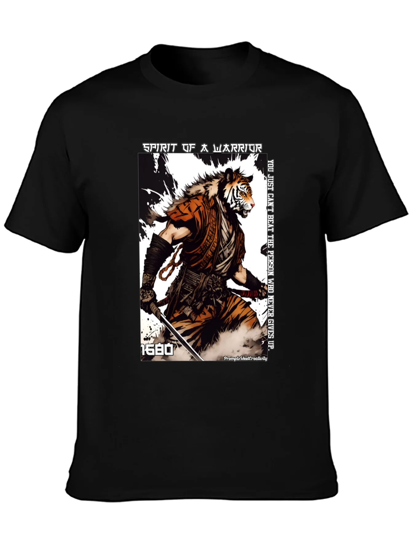 Camiseta Hombre Guerrero Esp¨ªritu Tigre