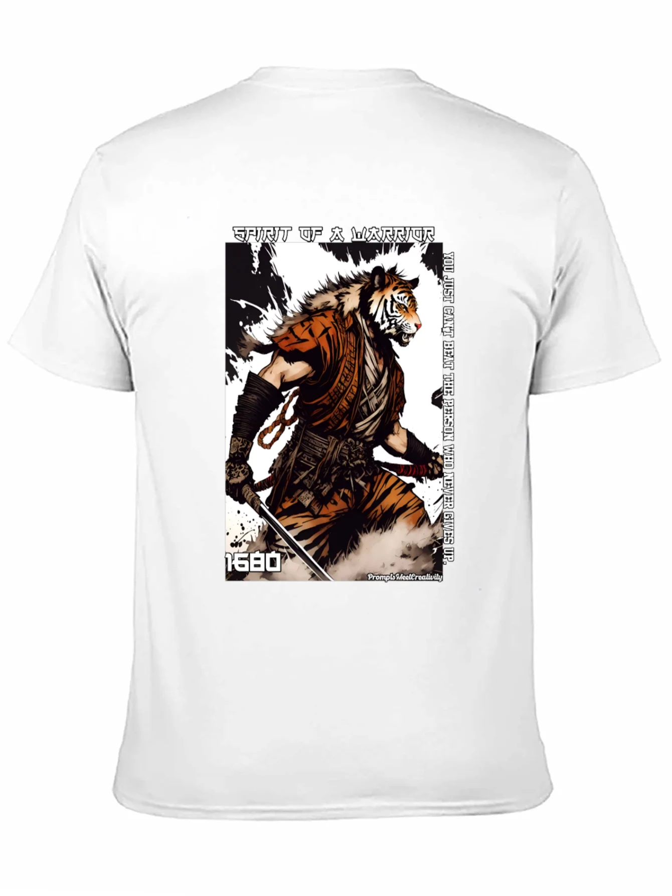 Camiseta Hombre Guerrero Esp¨ªritu Tigre