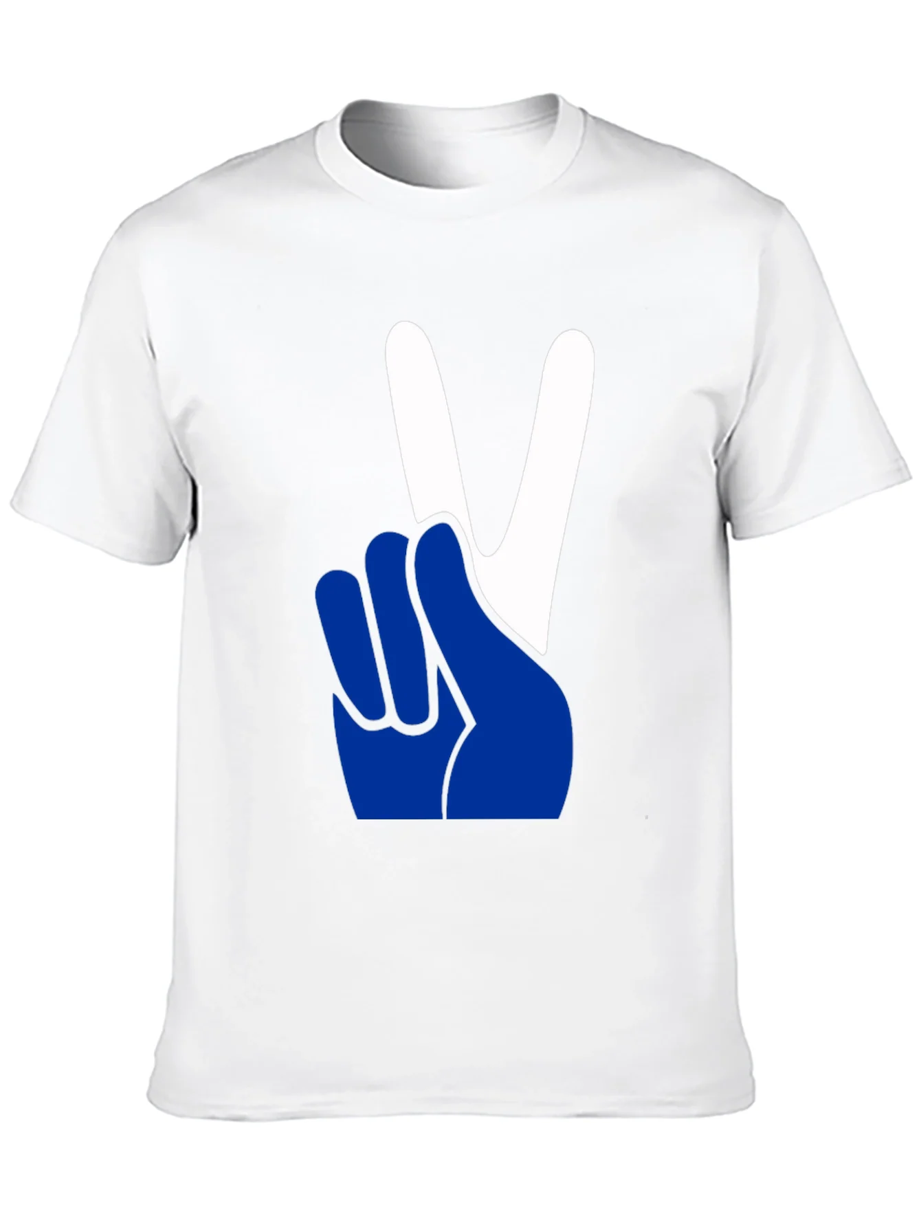 Camiseta Negra con Dise?o de Paz