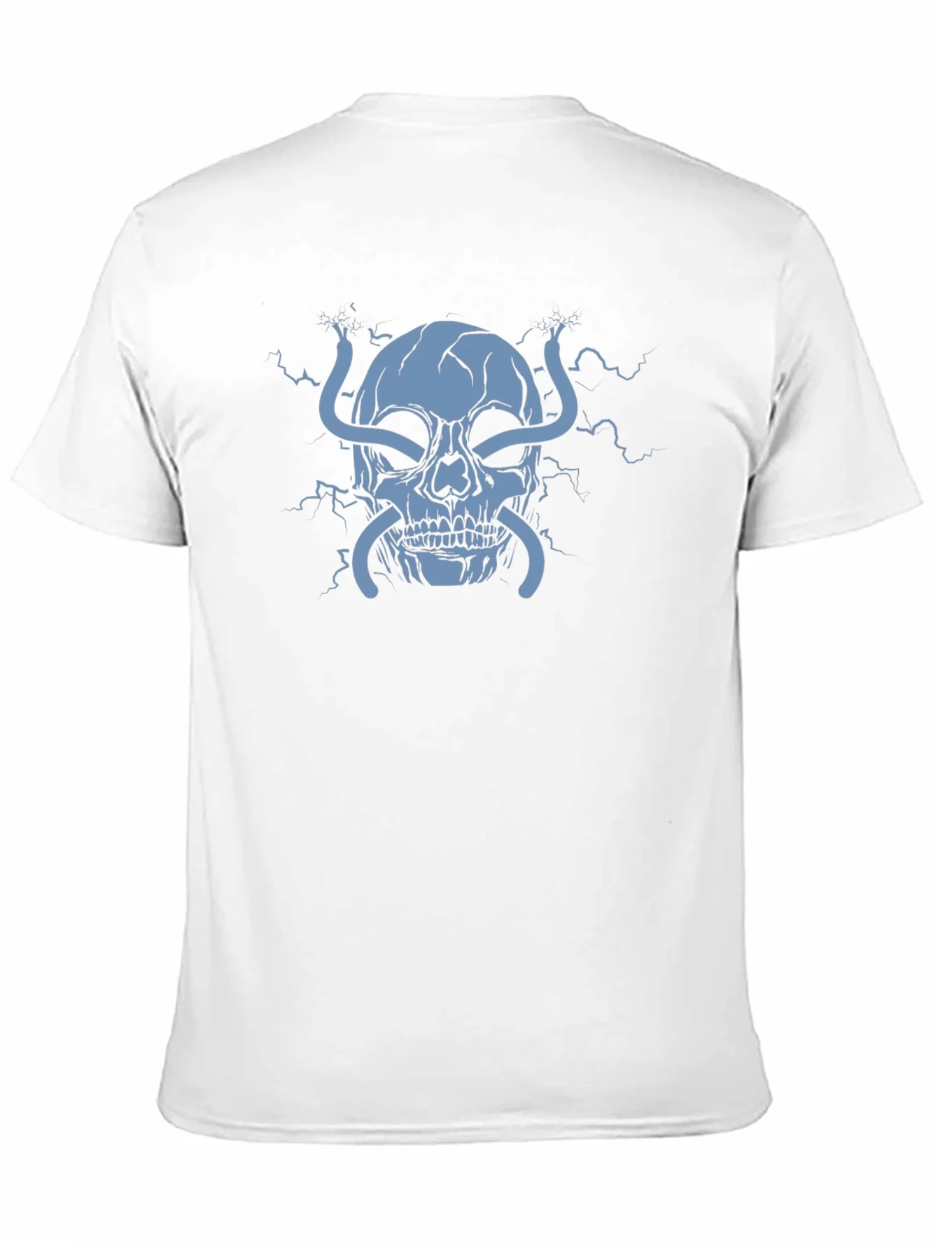 Rebbecca Electric Skull Graphic T-Shirt - Bold Statement Tee
