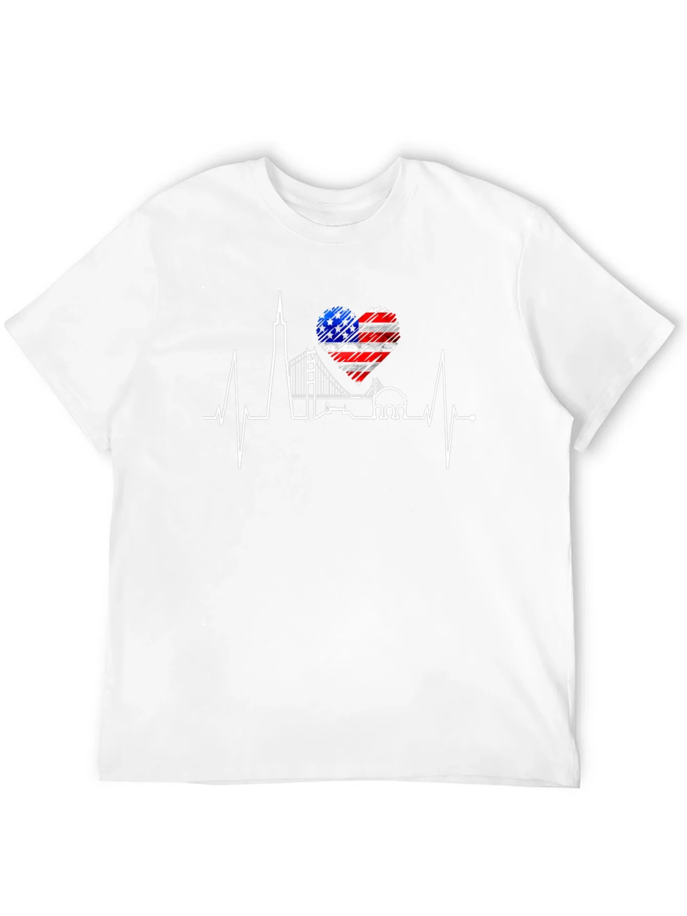 Rebbecca San Francisco Skyline Heartbeat T-Shirt