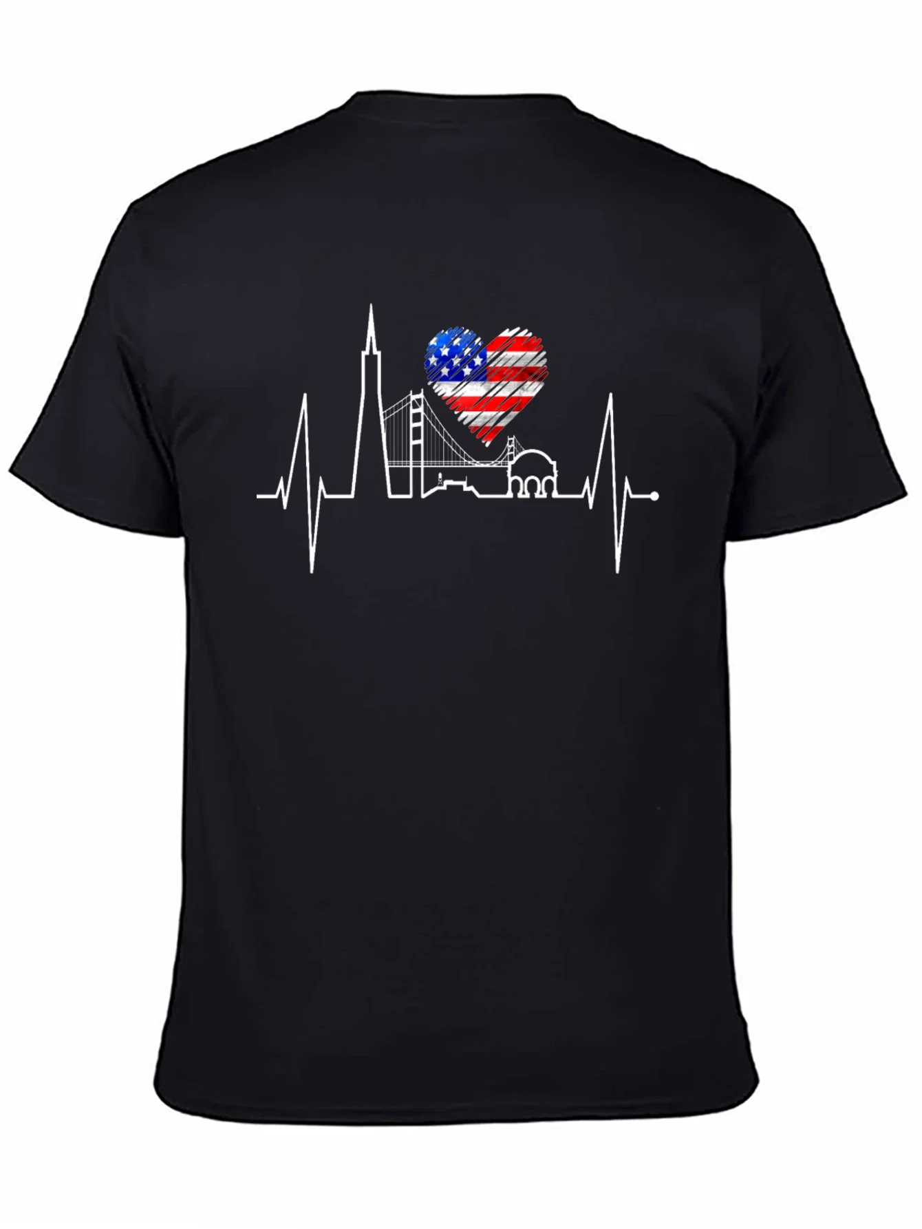 Rebbecca San Francisco Skyline Heartbeat T-Shirt