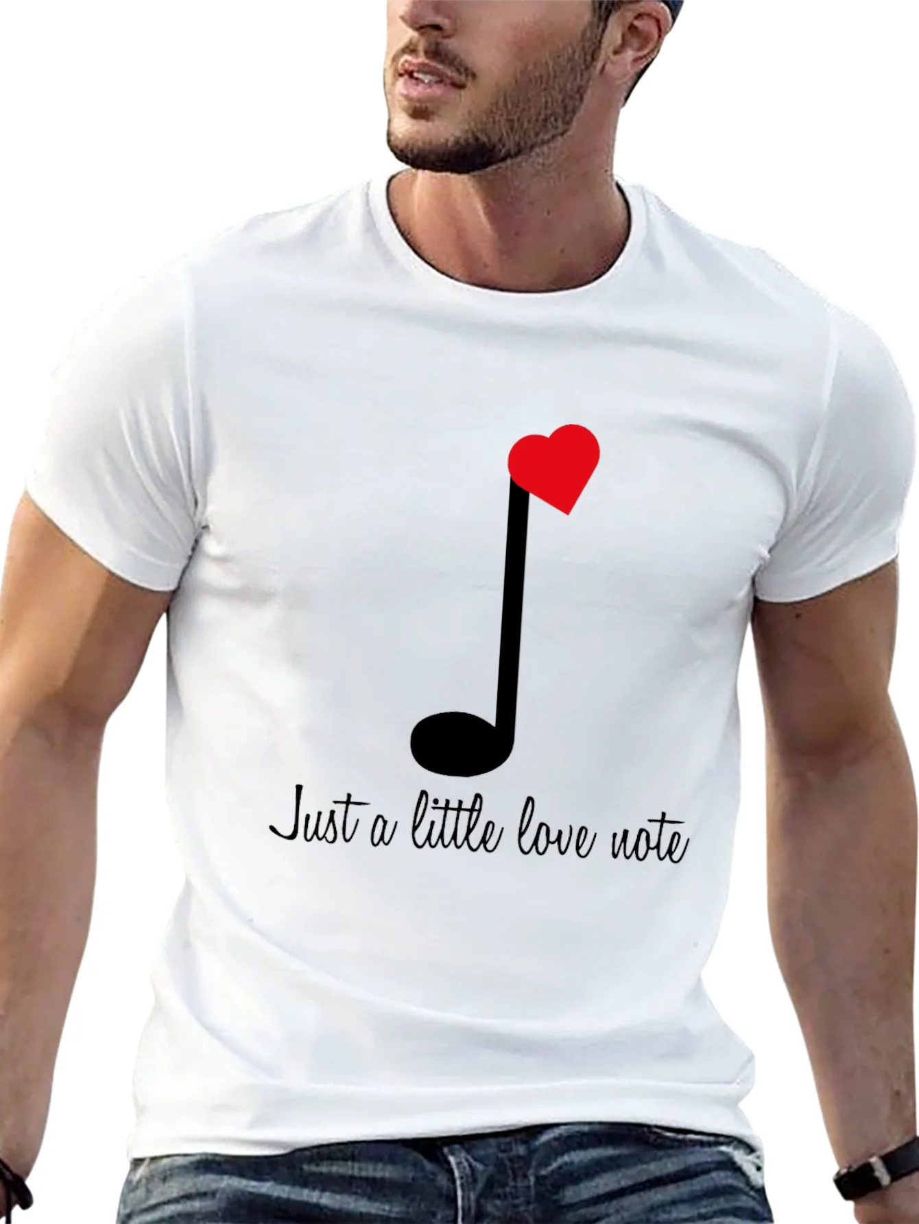 Rebbecca Just a Little Love Note Graphic Tee