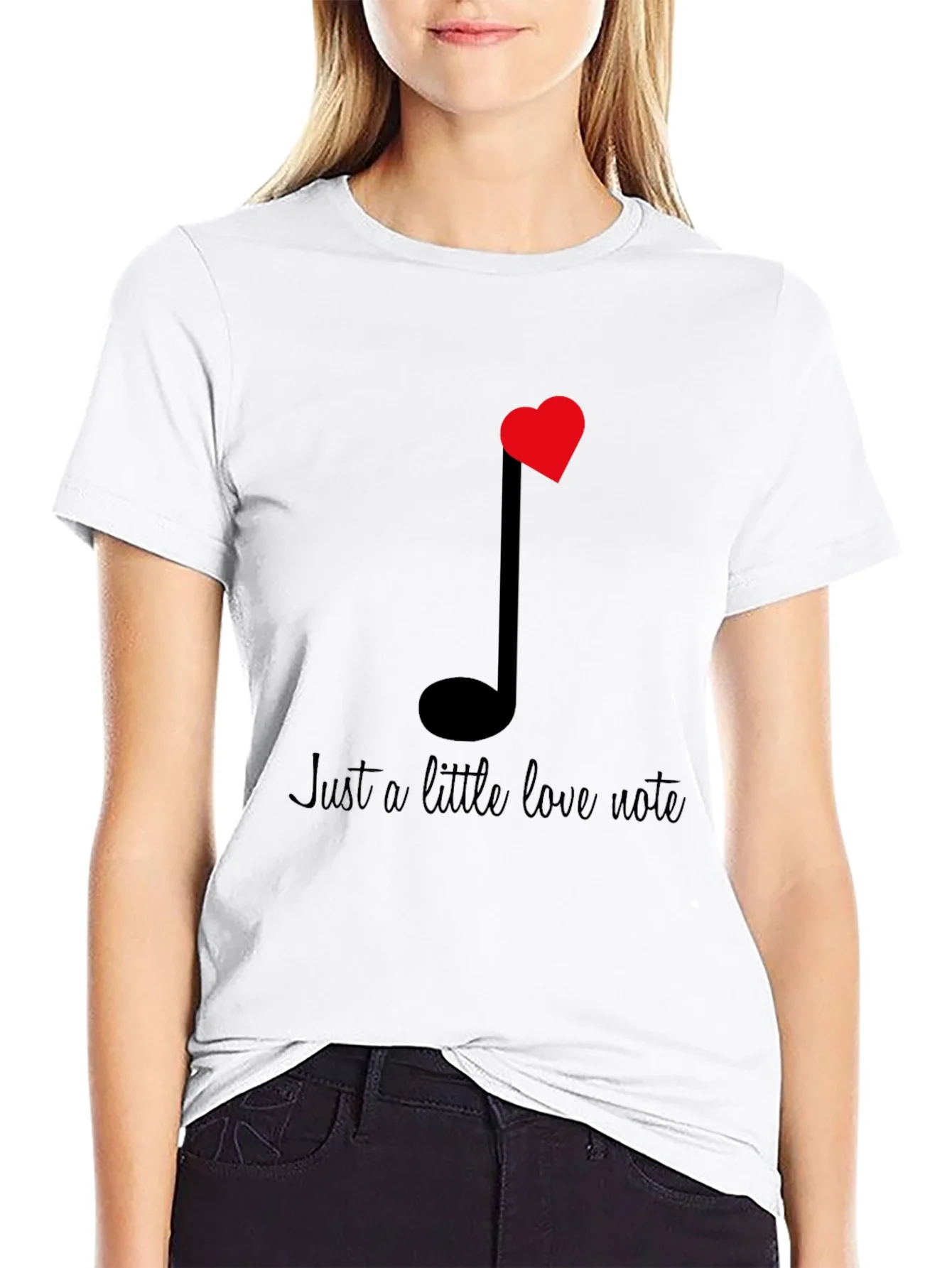 Rebbecca Just a Little Love Note Graphic Tee