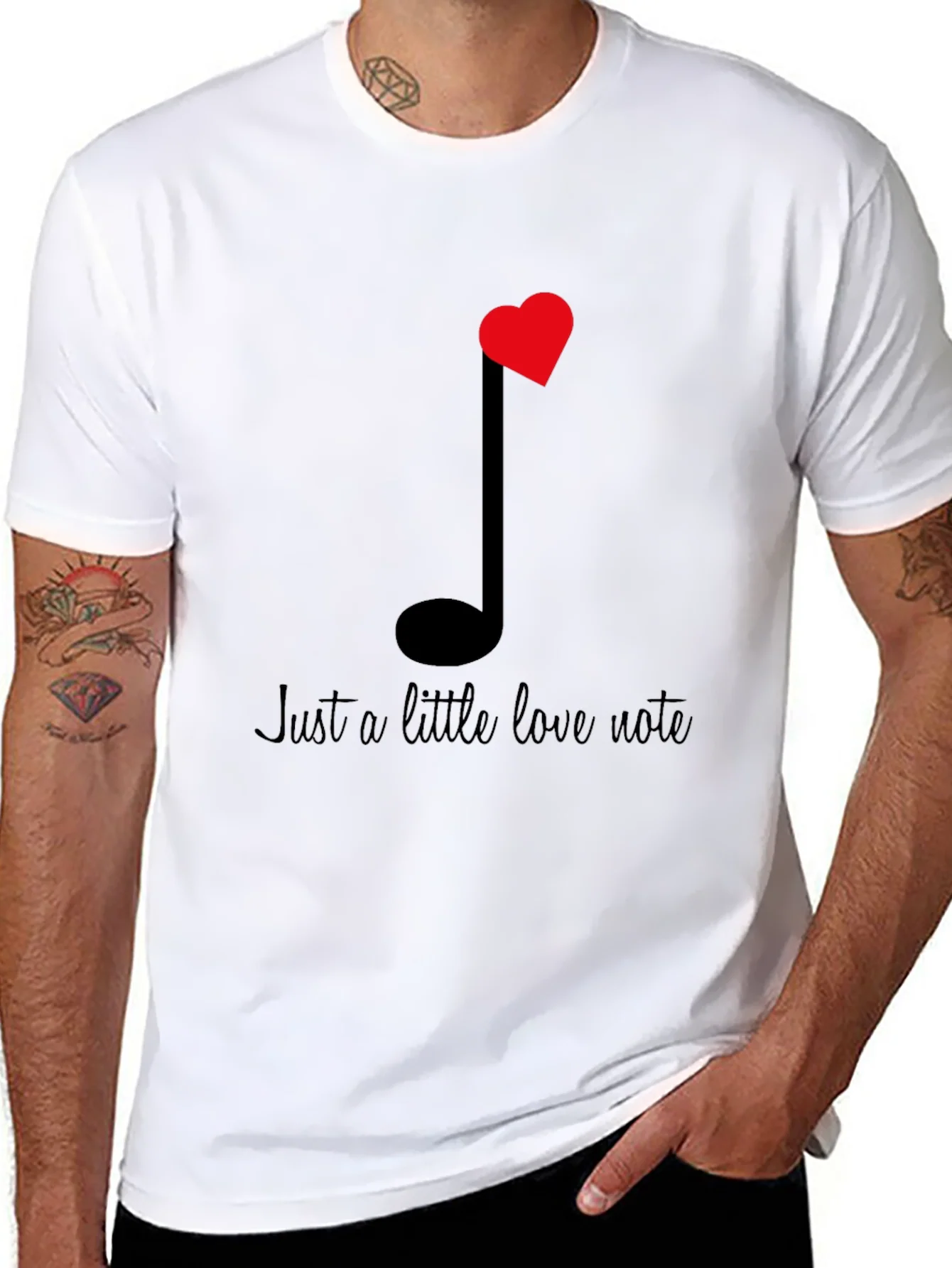 Rebbecca Just a Little Love Note Graphic Tee