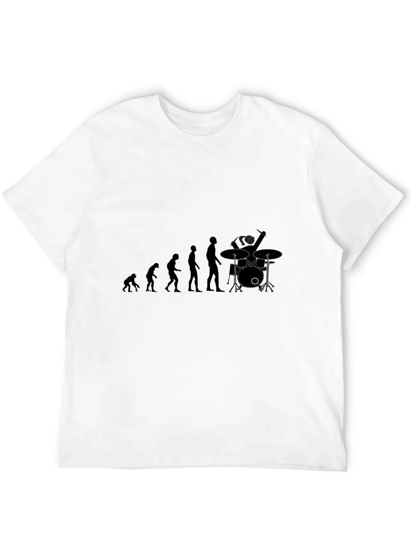Rebbecca Evolution of Drumming Black T-Shirt