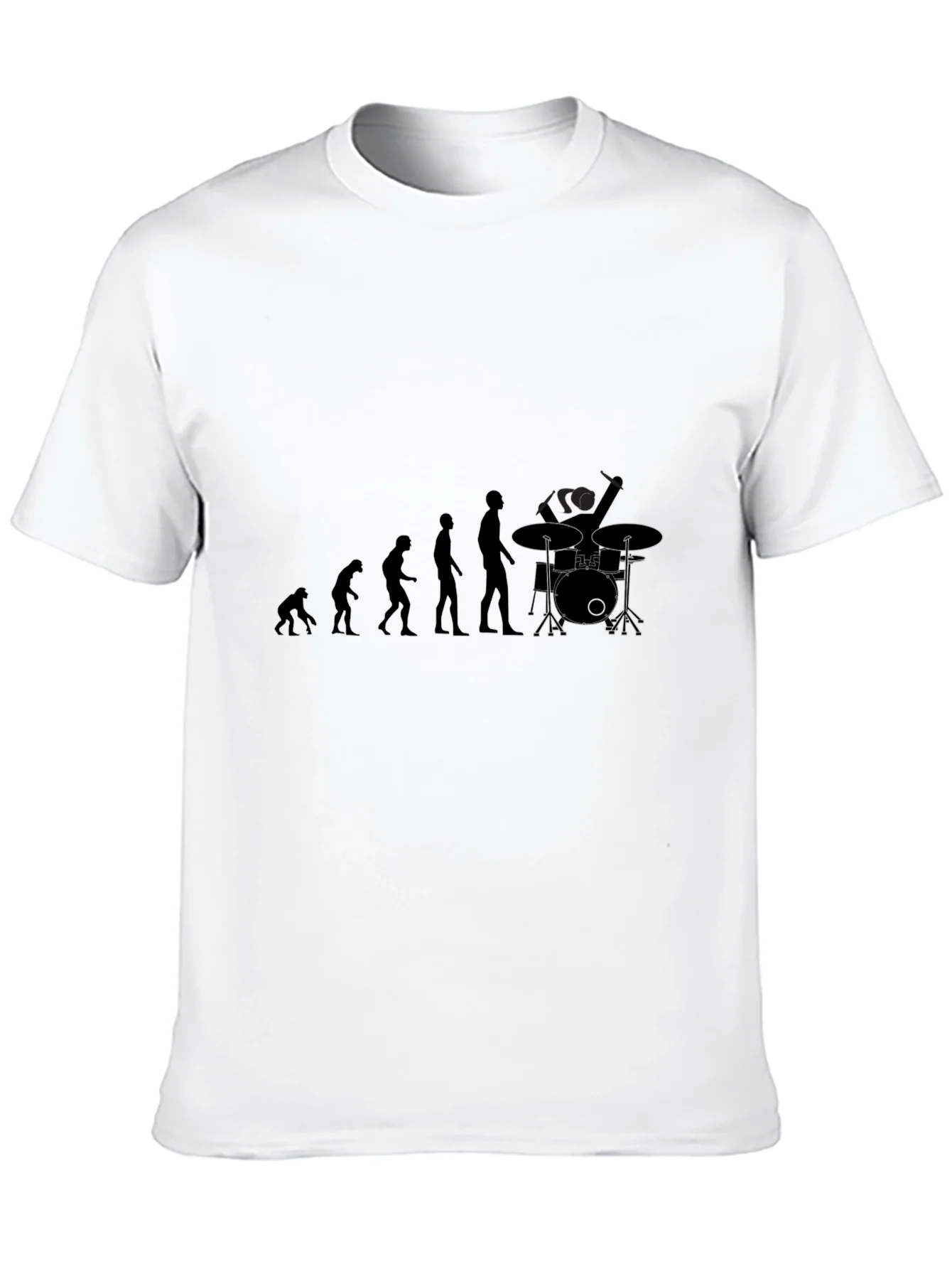 Rebbecca Evolution of Drumming Black T-Shirt
