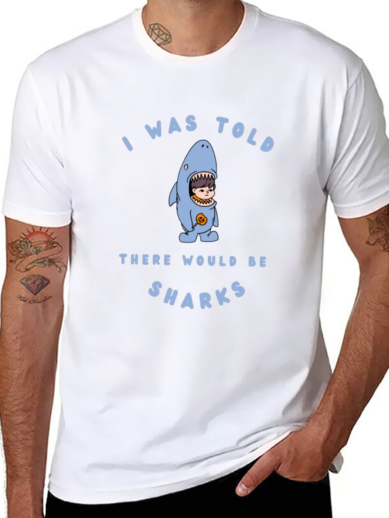Rebbecca Shark Costume T-Shirt: Funny Humor Tee