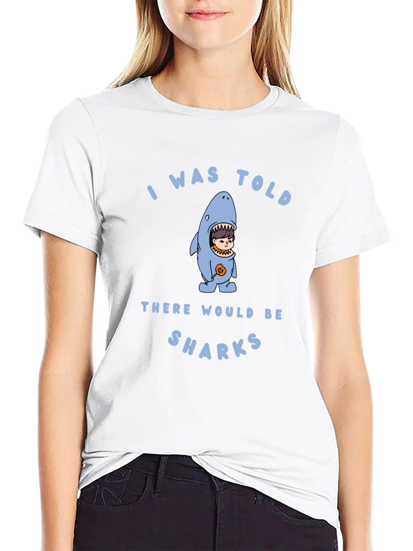 Rebbecca Shark Costume T-Shirt: Funny Humor Tee