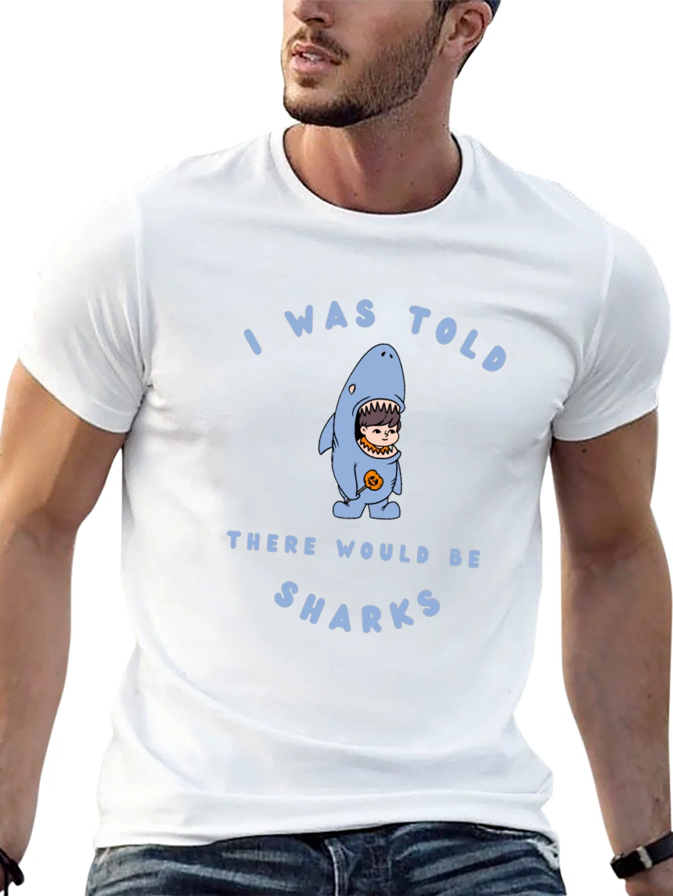 Rebbecca Shark Costume T-Shirt: Funny Humor Tee