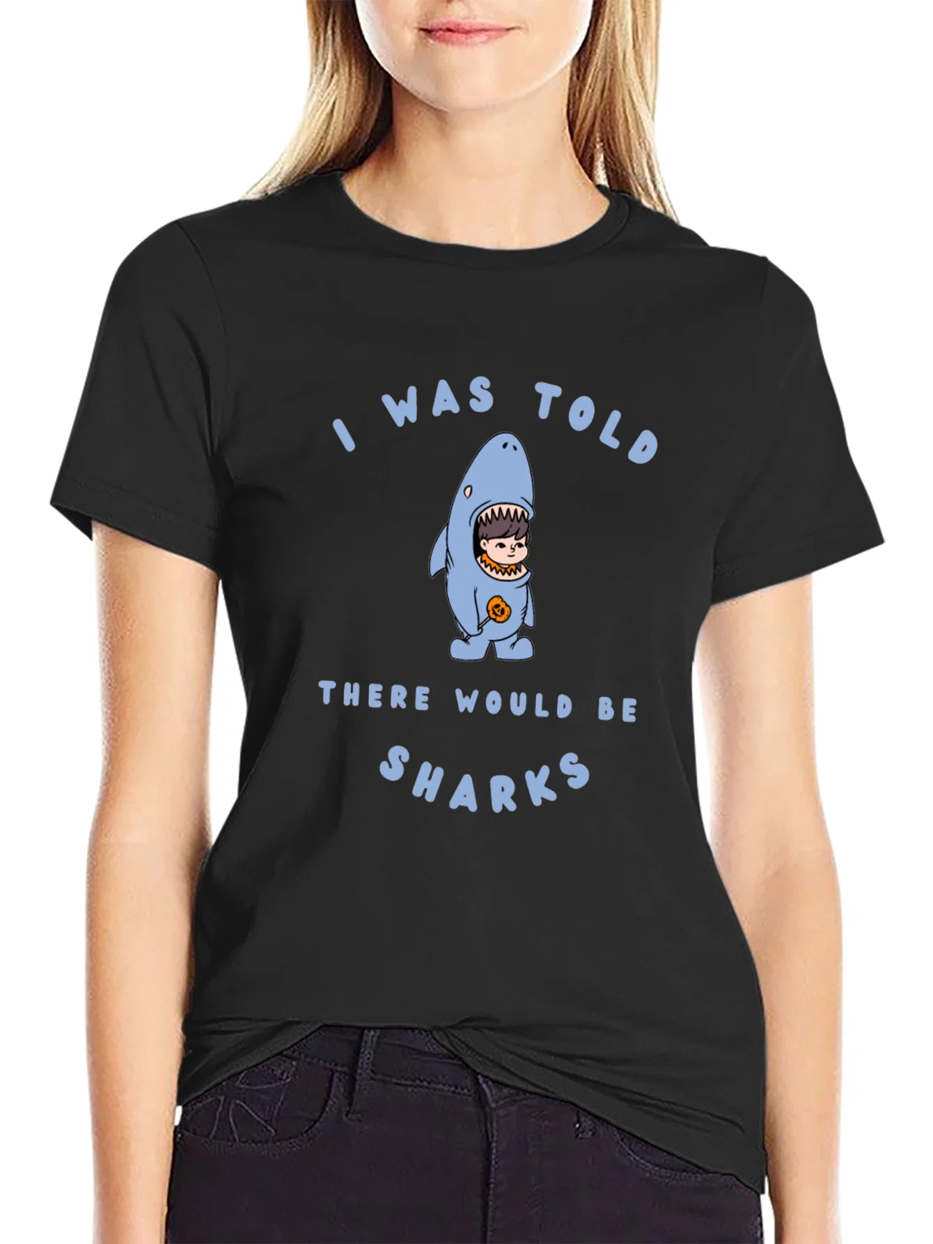 Rebbecca Shark Costume T-Shirt: Funny Humor Tee
