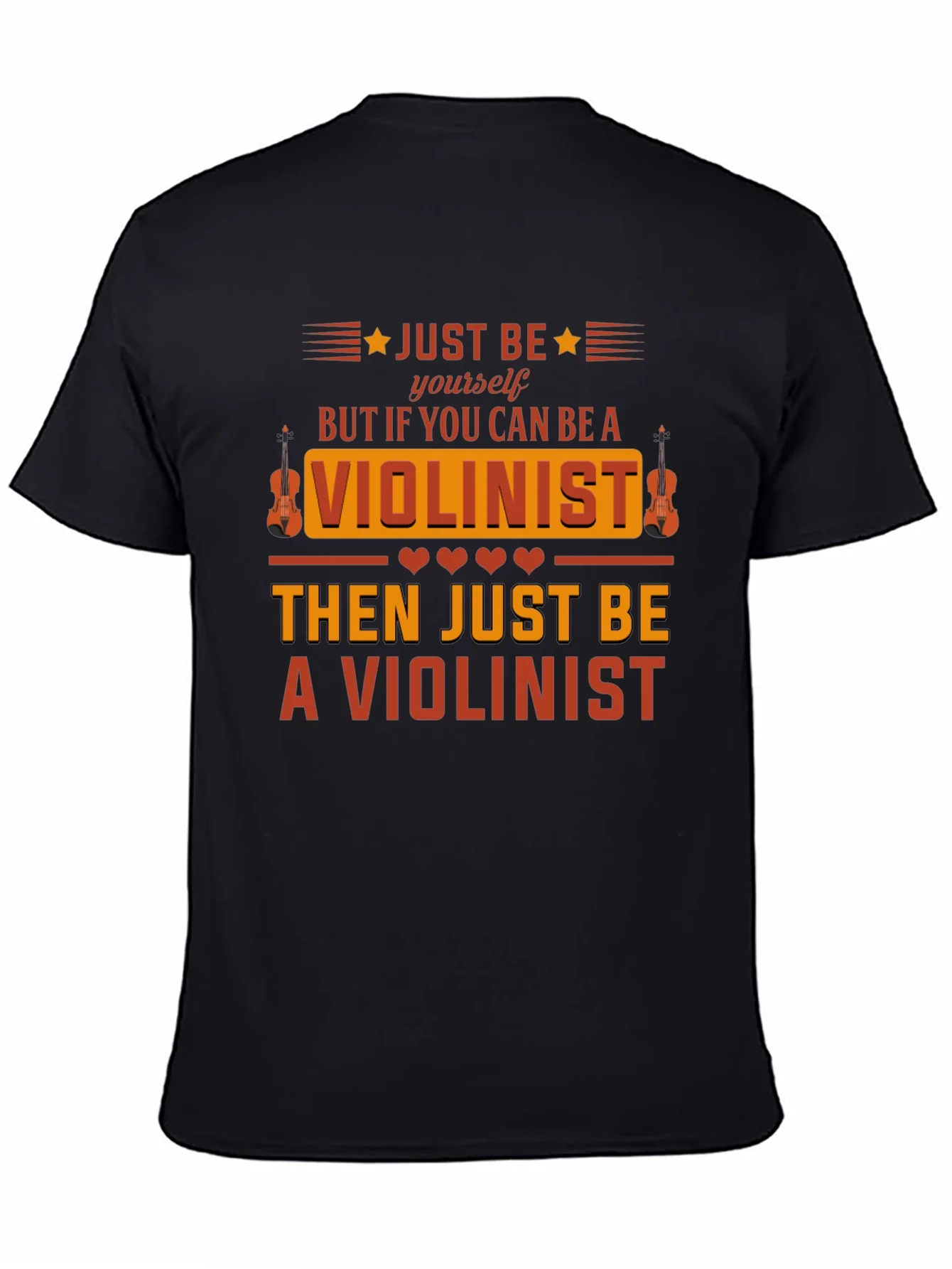 Camiseta Negra Violinista: Estilo y Pasi¨®n Musical