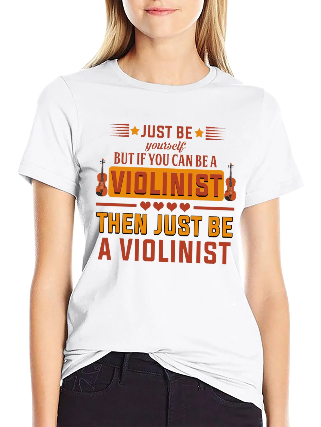 Camiseta Negra Violinista: Estilo y Pasi¨®n Musical