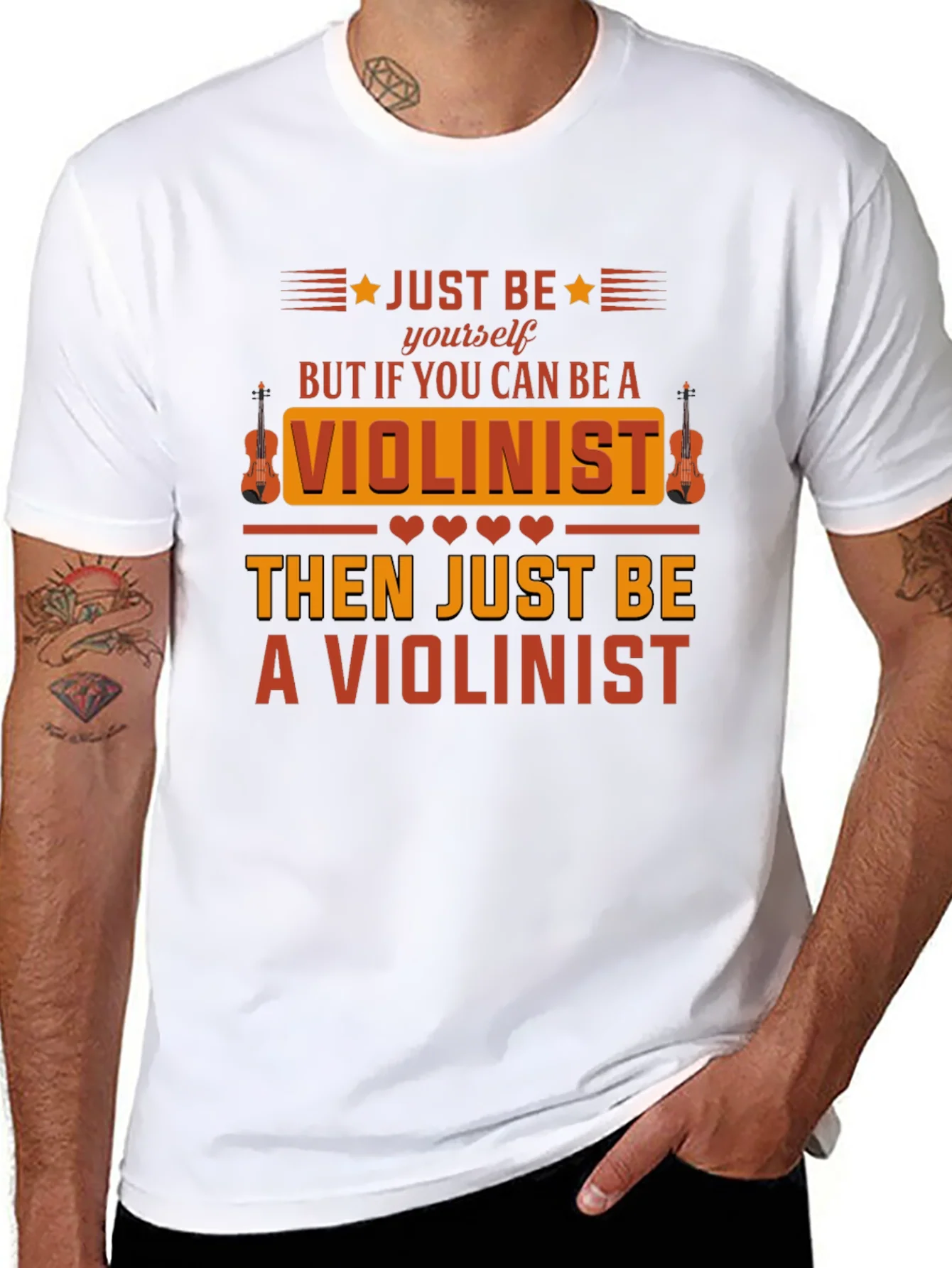 Camiseta Negra Violinista: Estilo y Pasi¨®n Musical