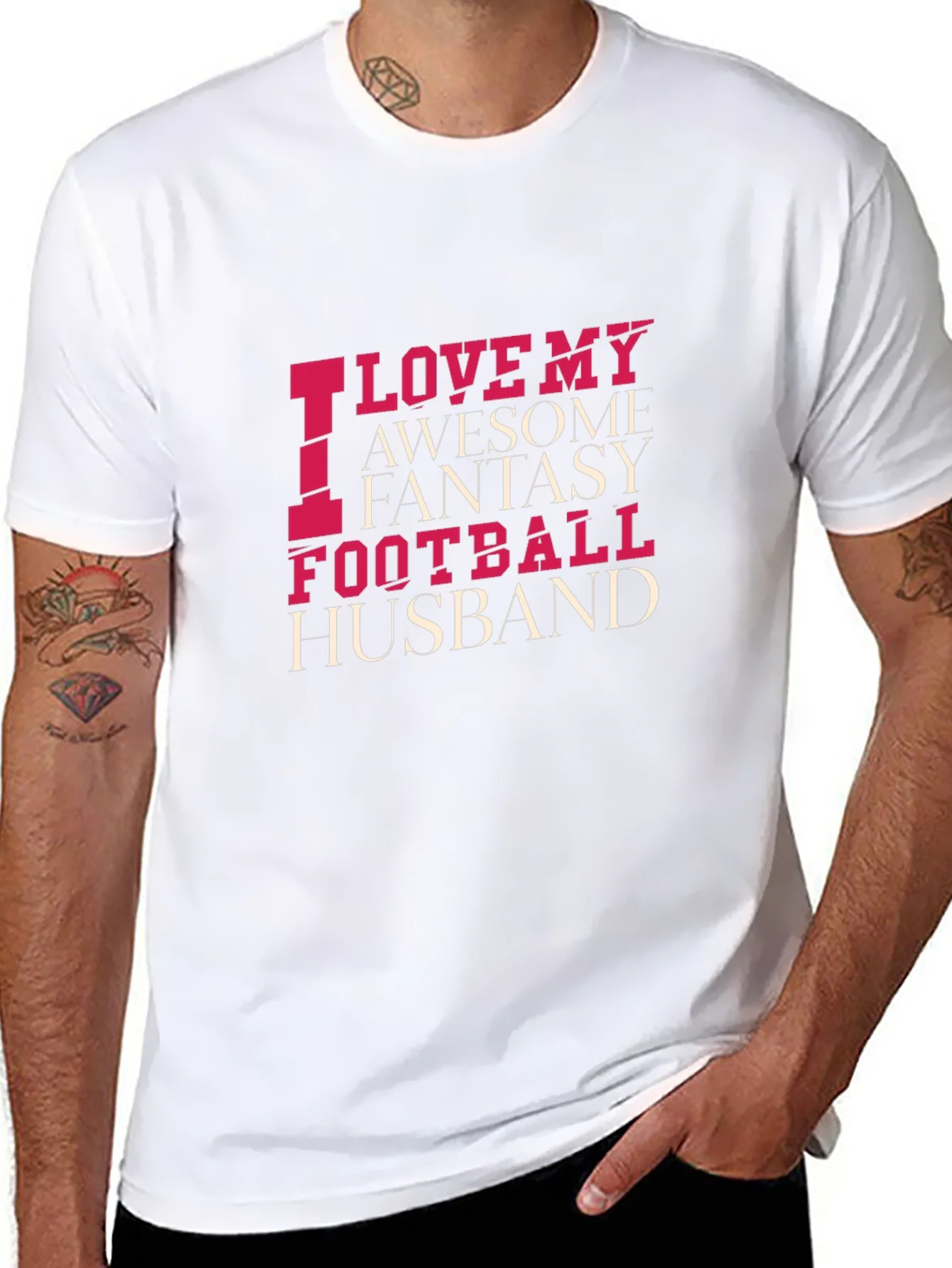 Rebbecca Funny Football Husband T-Shirt
