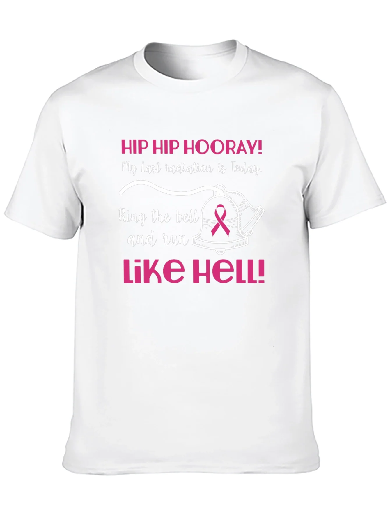 Camiseta Negra Hip Hip Hooray C¨¢ncer de Mama