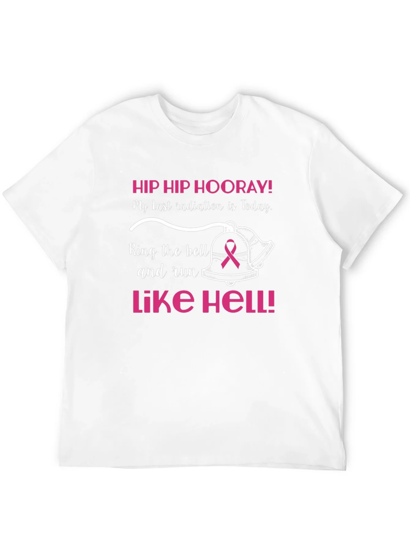 Camiseta Negra Hip Hip Hooray C¨¢ncer de Mama