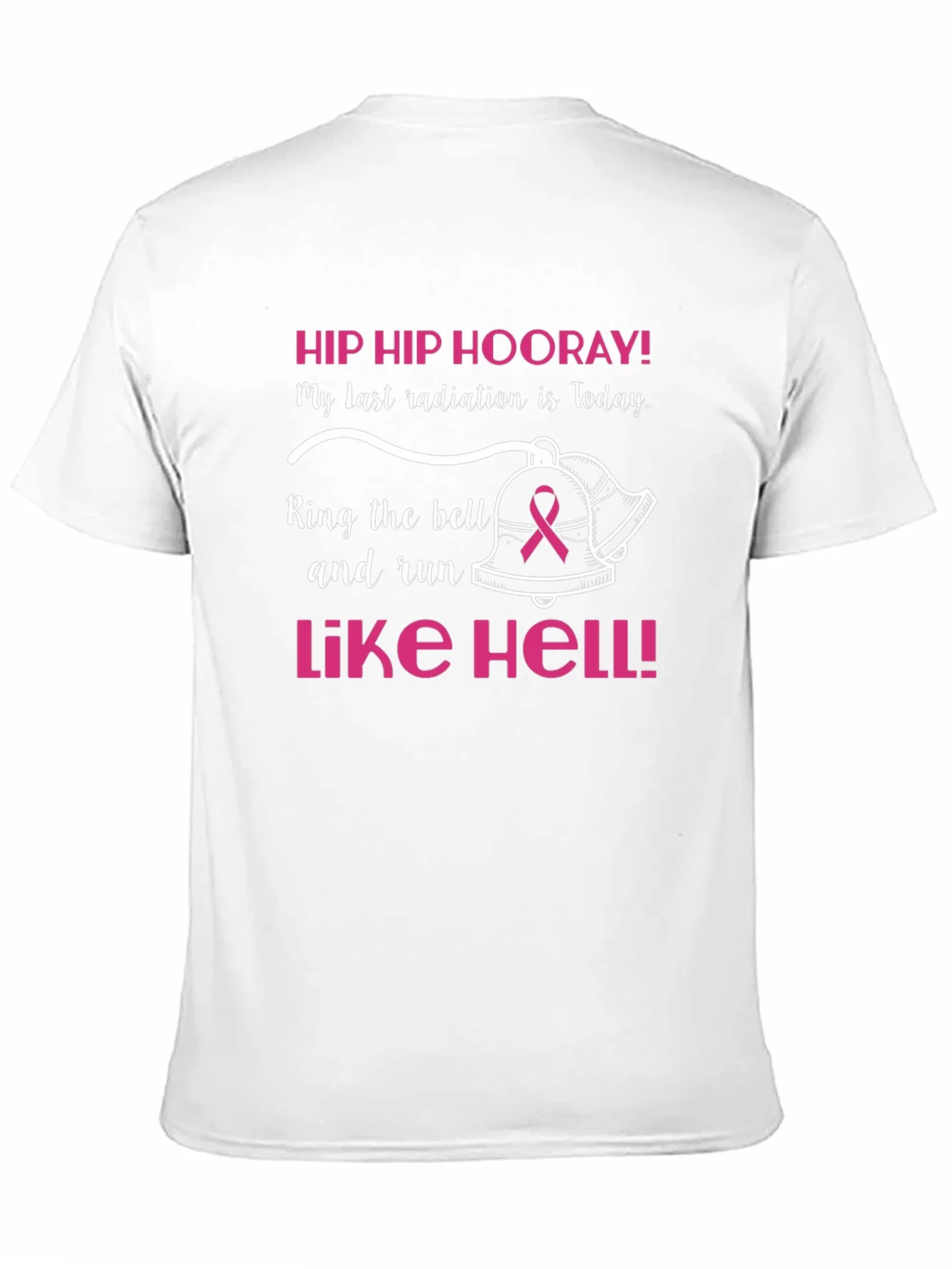 Camiseta Negra Hip Hip Hooray C¨¢ncer de Mama