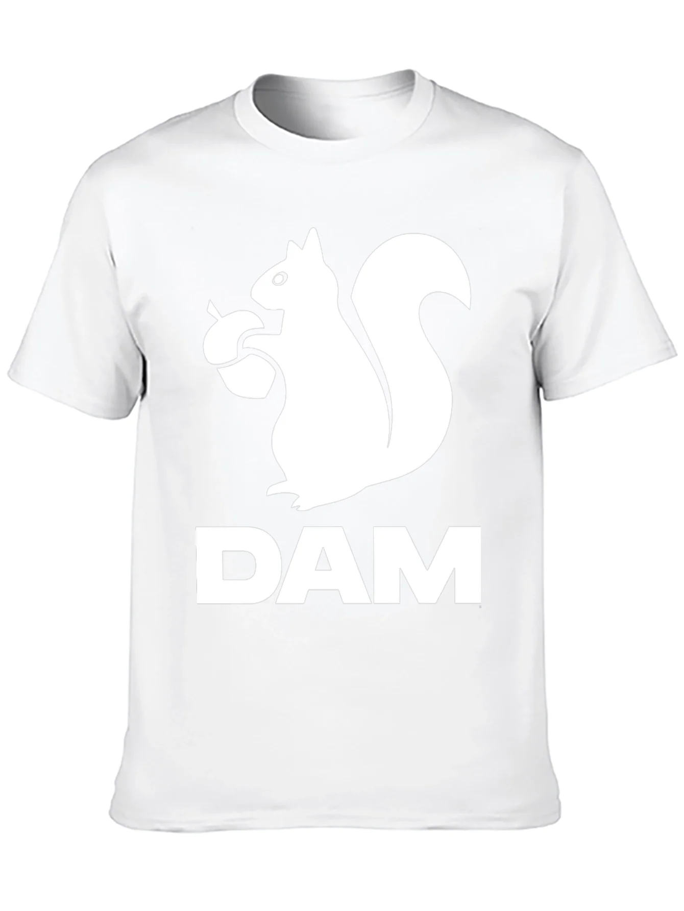 Camiseta Negra DAM Ardilla con Bellota