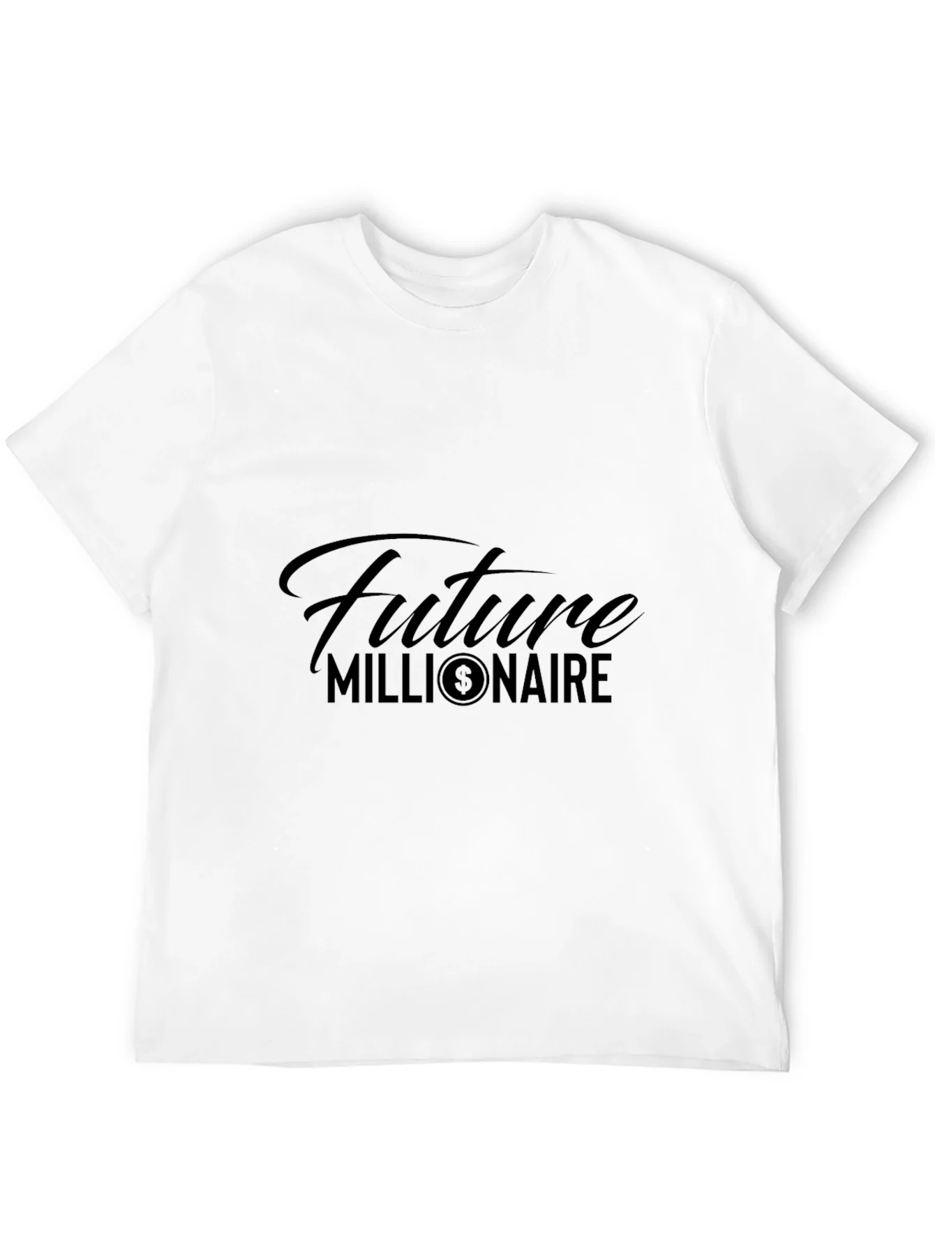Camiseta Negra Future Millionaire para Hombre