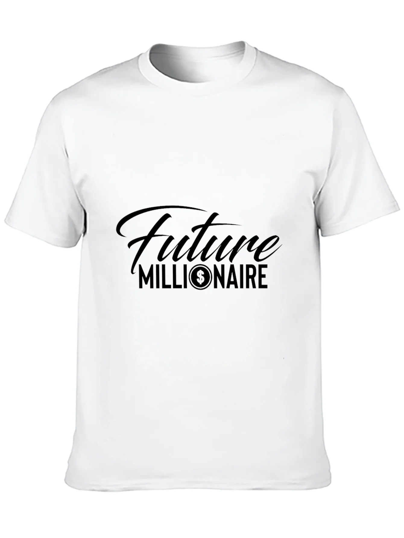 Camiseta Negra Future Millionaire para Hombre