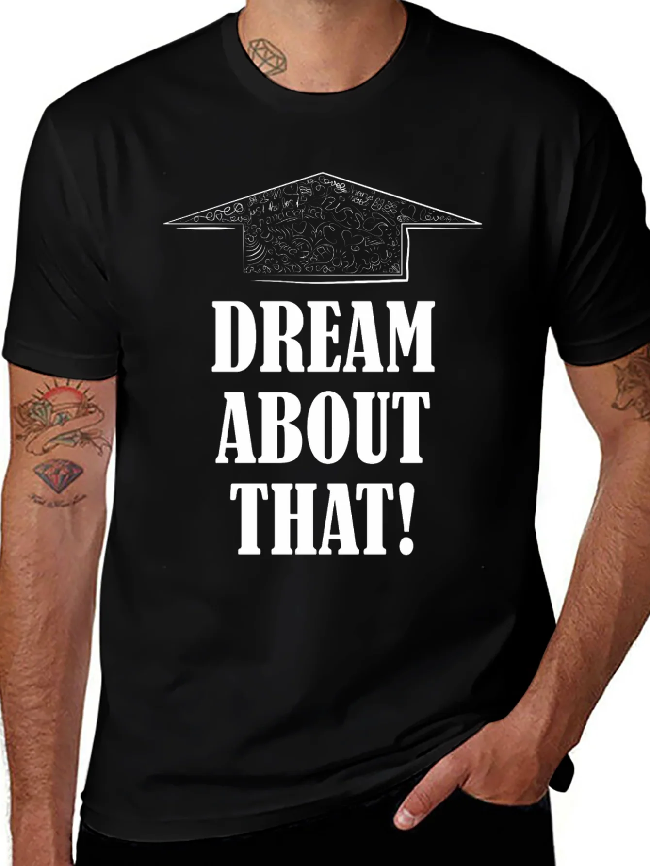 Rebbecca Dream About That Black Graphic Tee