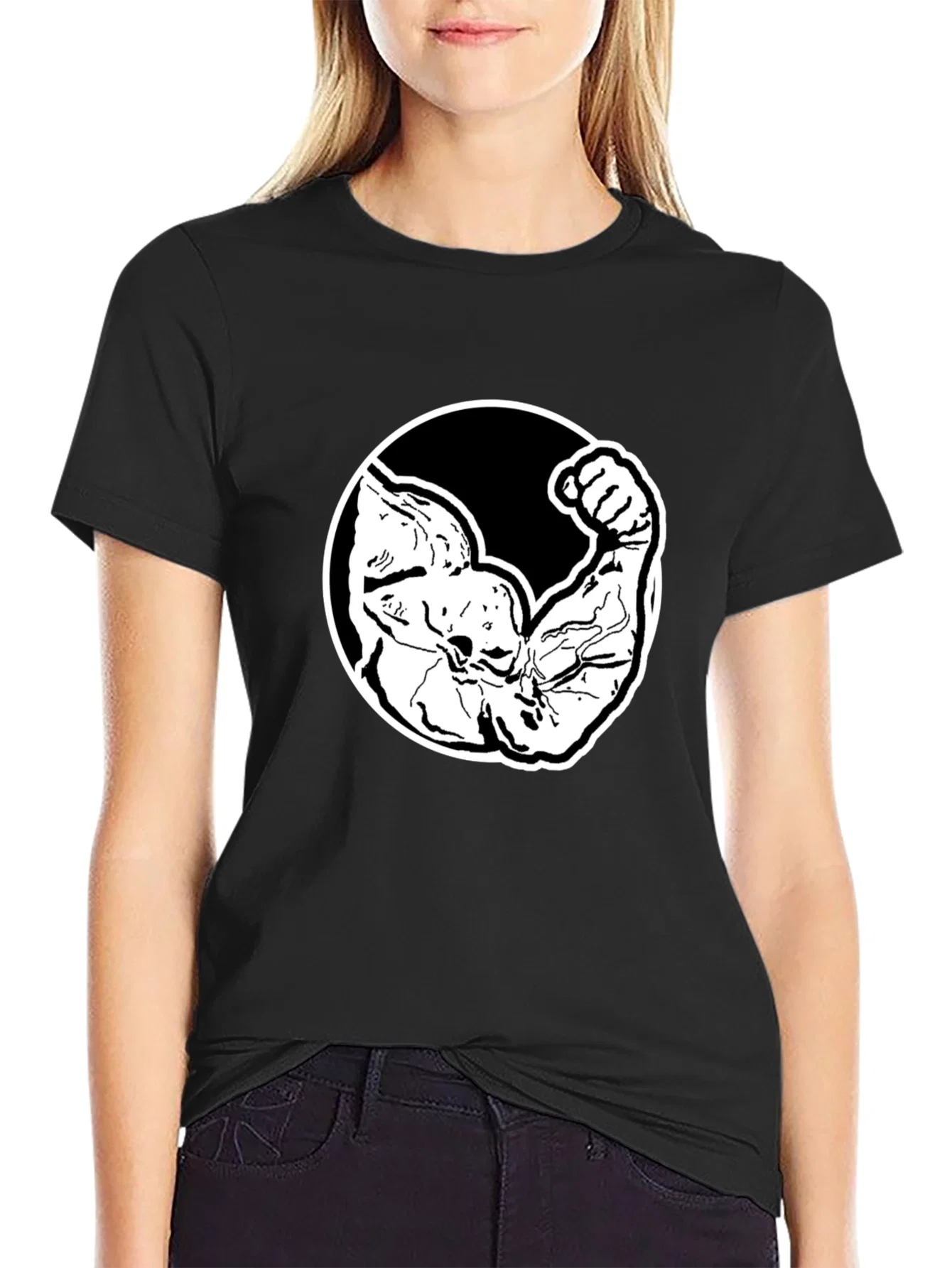 Rebbecca Muscle Power T-Shirt - Black