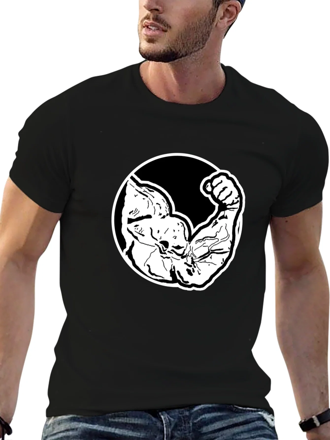 Rebbecca Muscle Power T-Shirt - Black