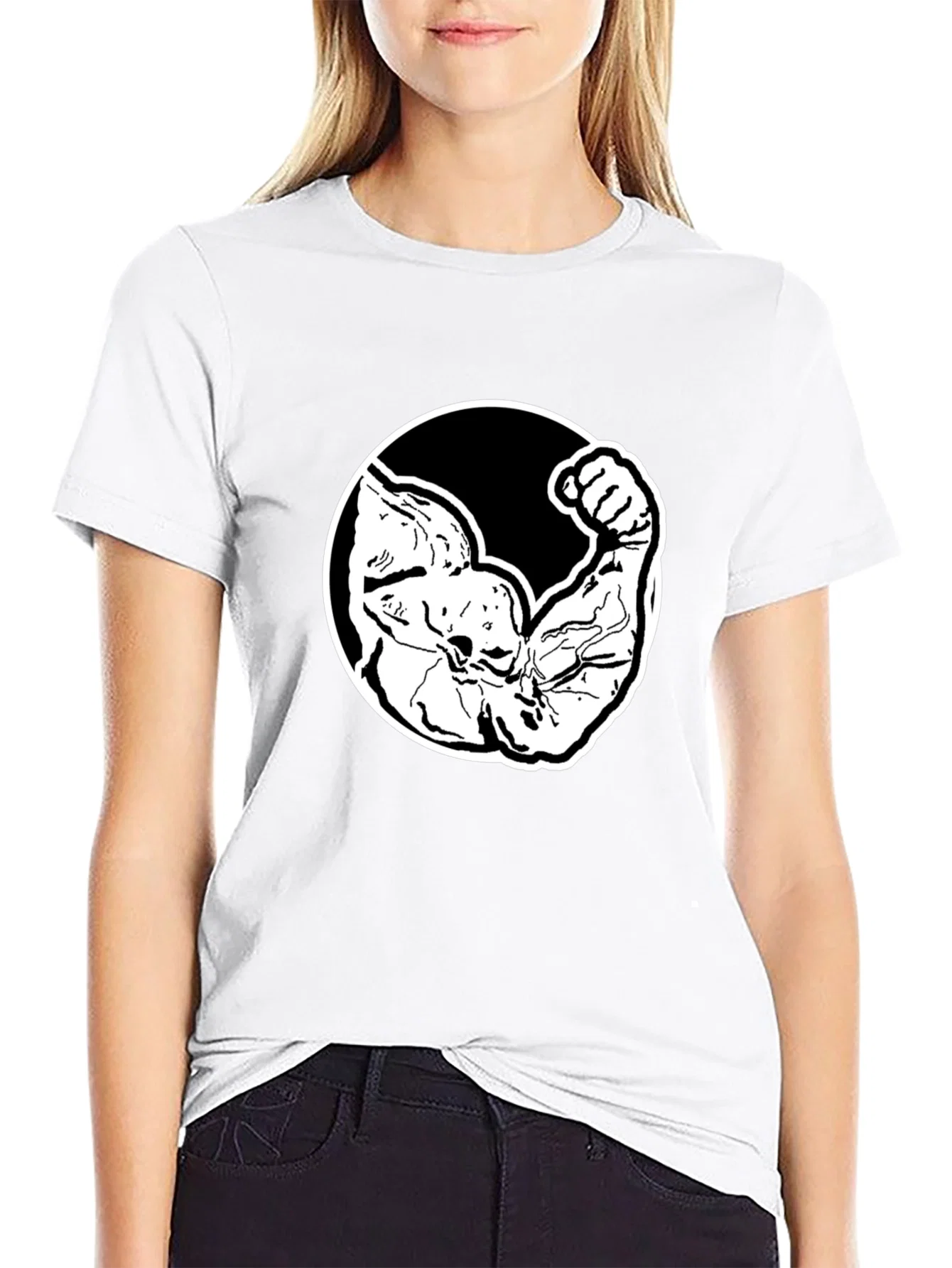 Rebbecca Muscle Power T-Shirt - Black