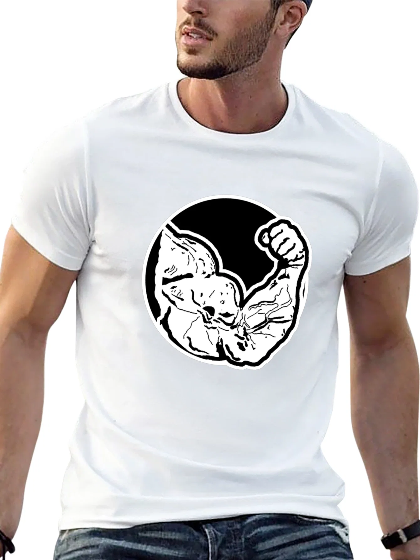 Rebbecca Muscle Power T-Shirt - Black