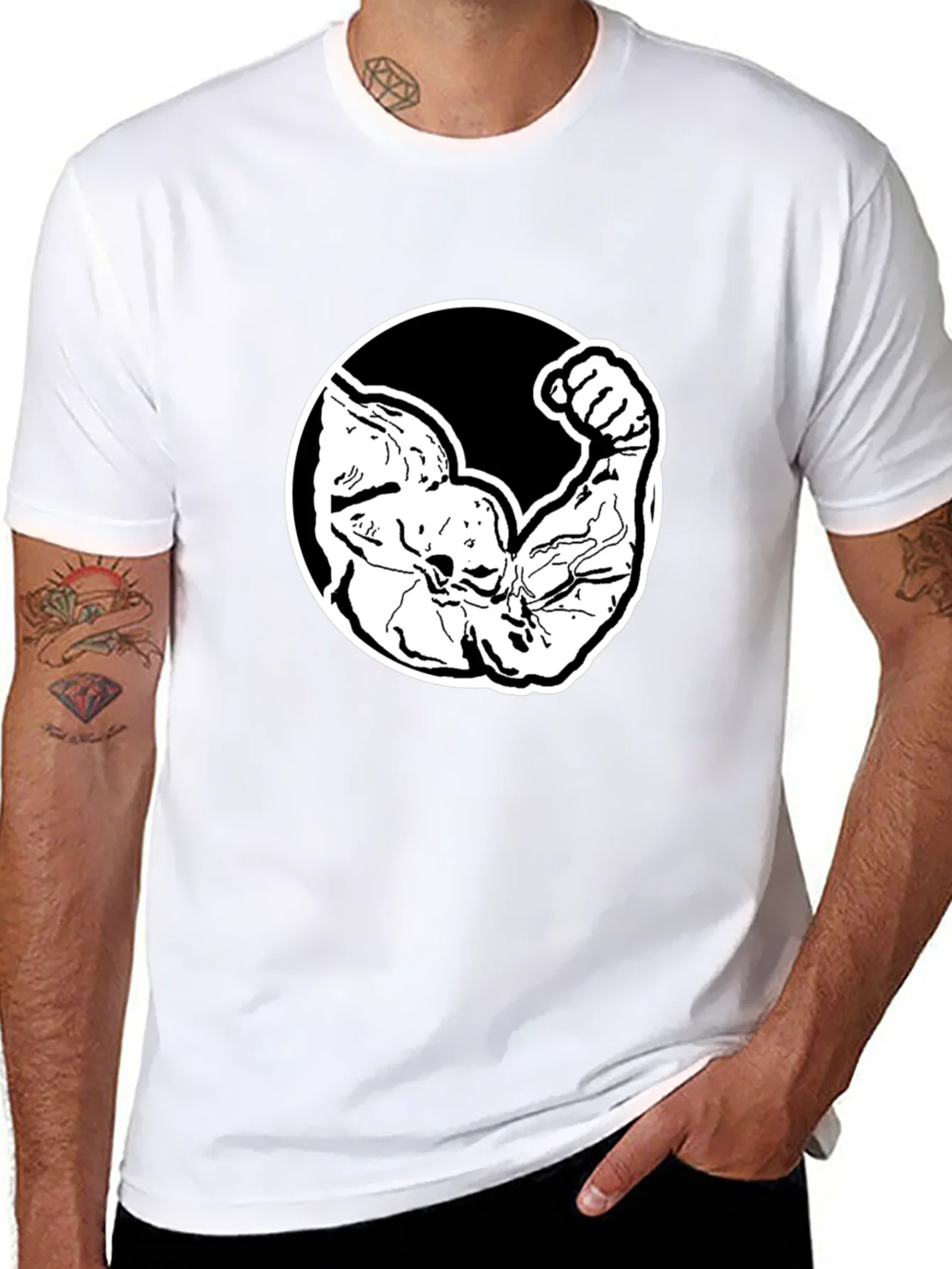Rebbecca Muscle Power T-Shirt - Black
