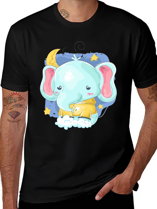 Rebbecca Cute Elephant Cartoon Graphic T-Shirt
