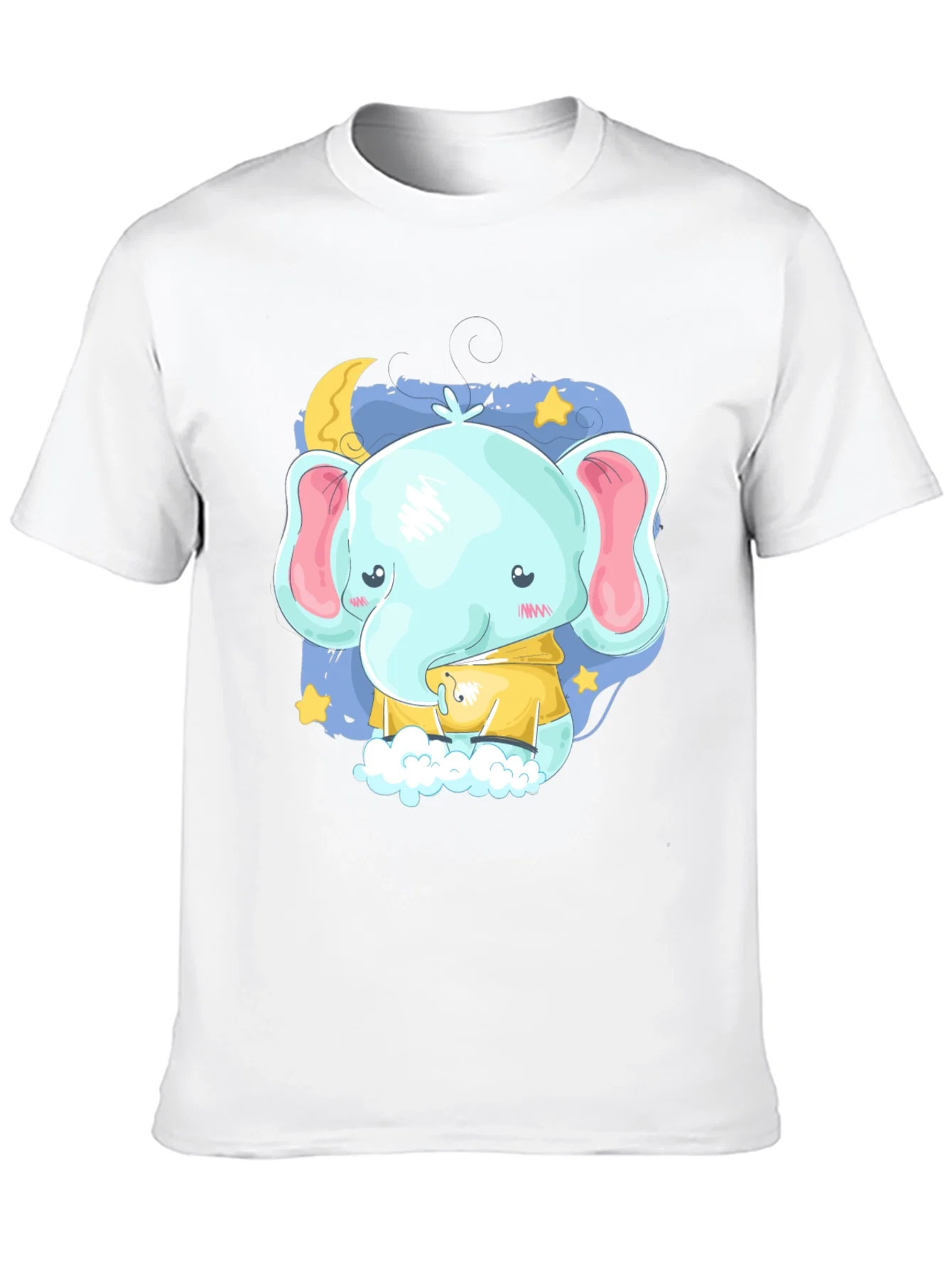 Rebbecca Cute Elephant Cartoon Graphic T-Shirt