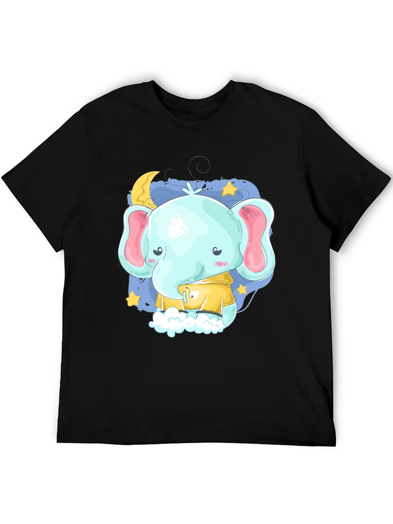 Rebbecca Cute Elephant Cartoon Graphic T-Shirt