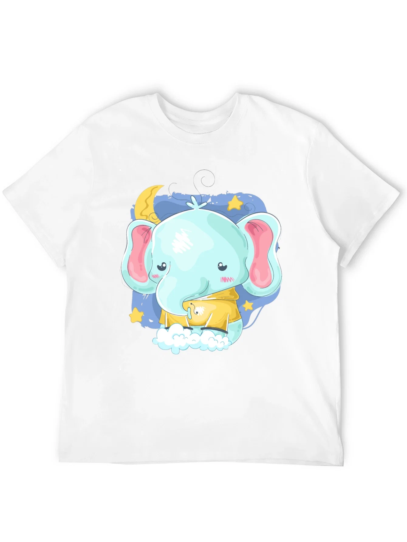 Rebbecca Cute Elephant Cartoon Graphic T-Shirt