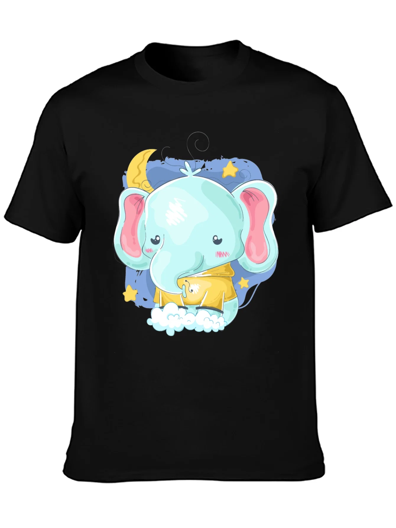 Rebbecca Cute Elephant Cartoon Graphic T-Shirt