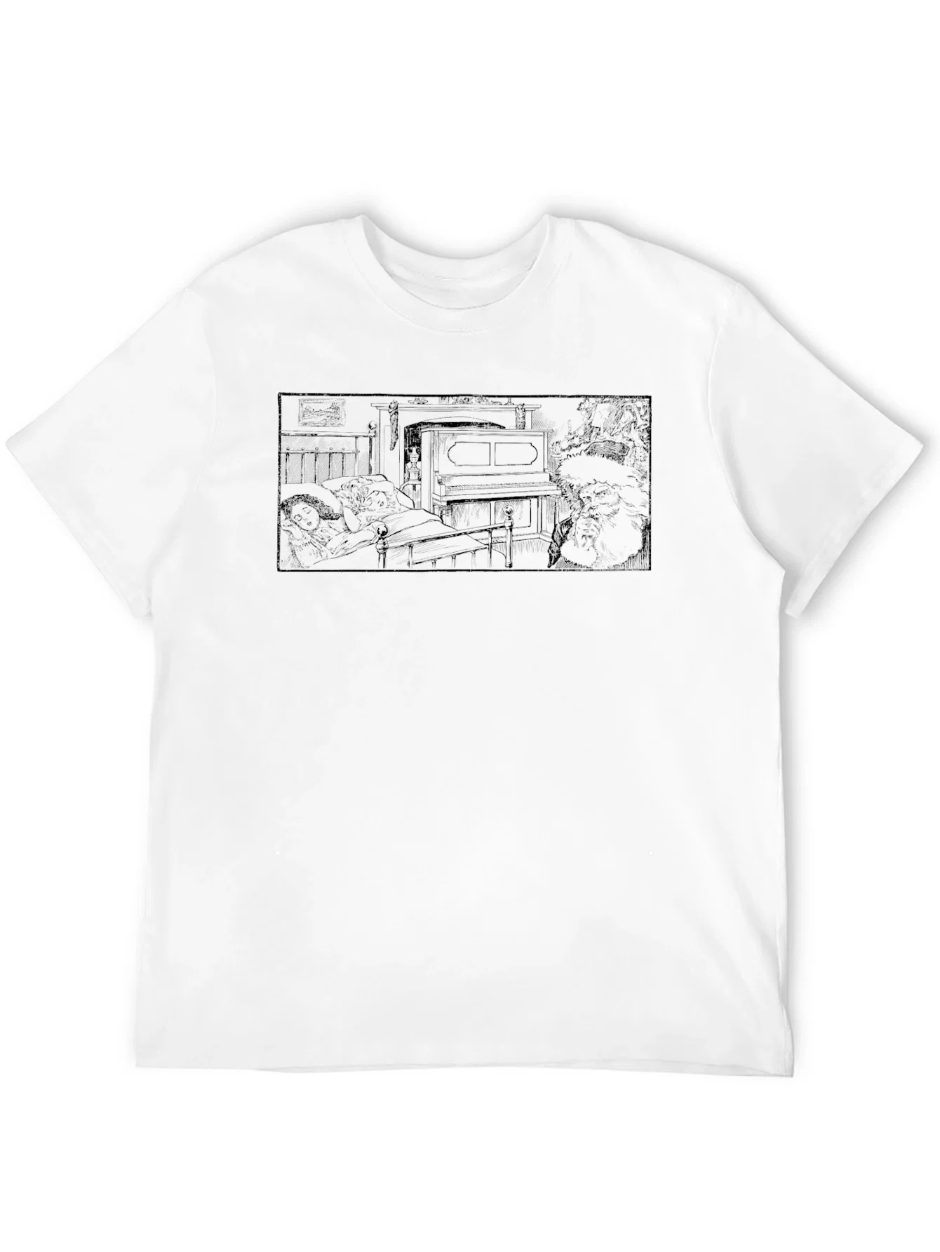 Rebbecca Artistic Black Tee - Cozy Scene