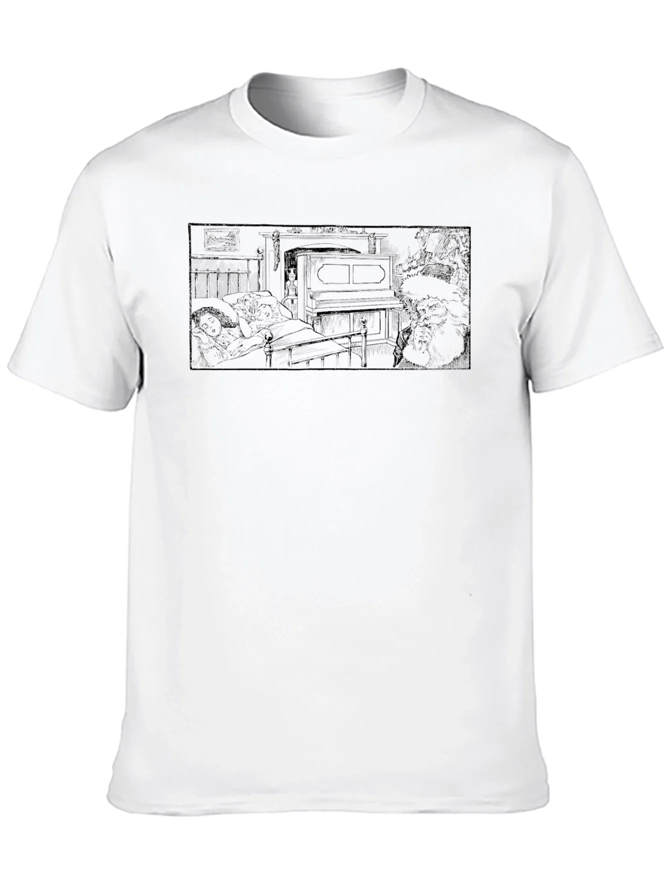 Rebbecca Artistic Black Tee - Cozy Scene