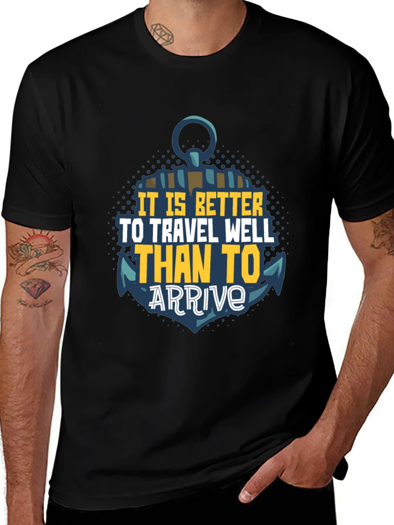 Rebbecca Travel Well Anchor Graphic T-Shirt