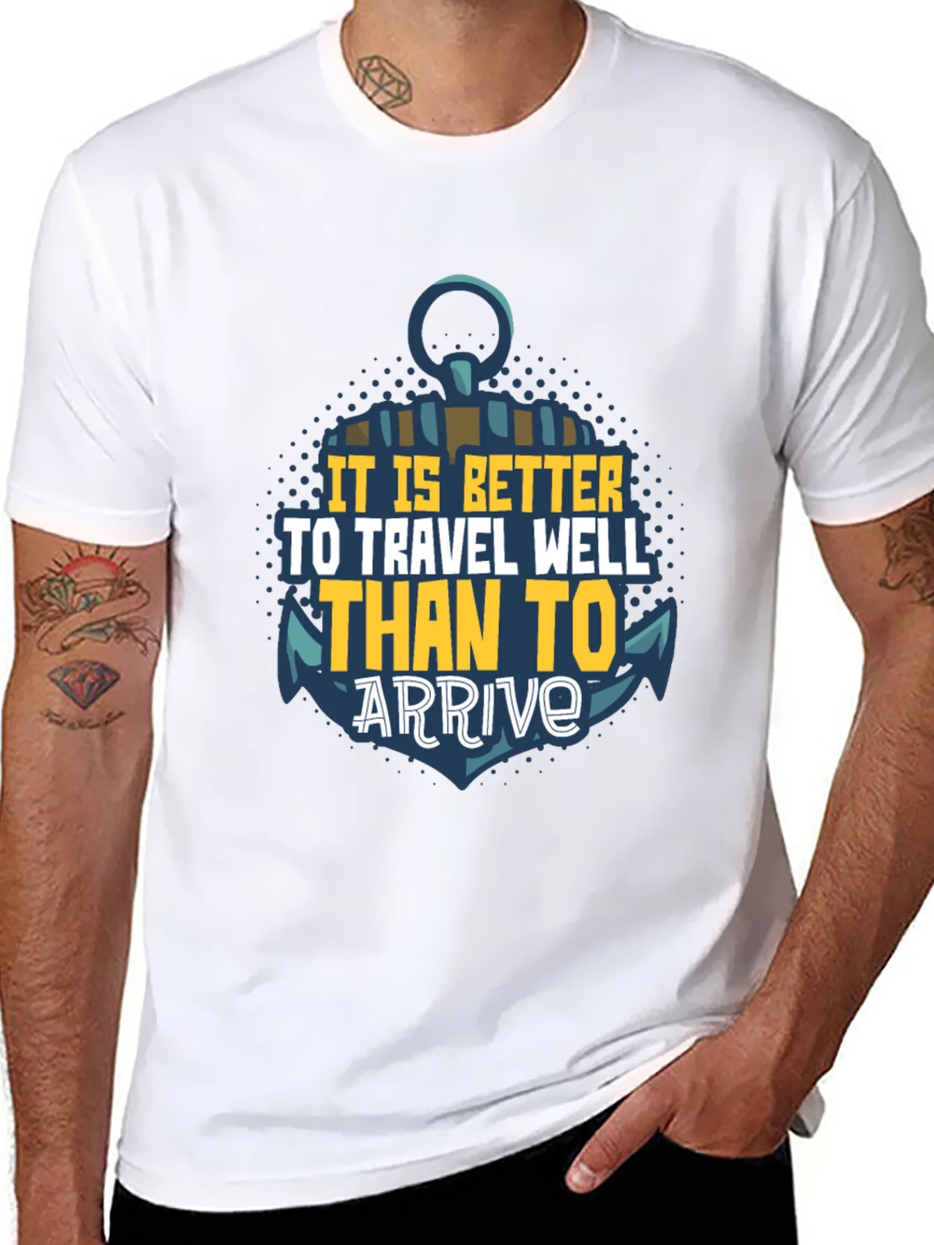 Rebbecca Travel Well Anchor Graphic T-Shirt