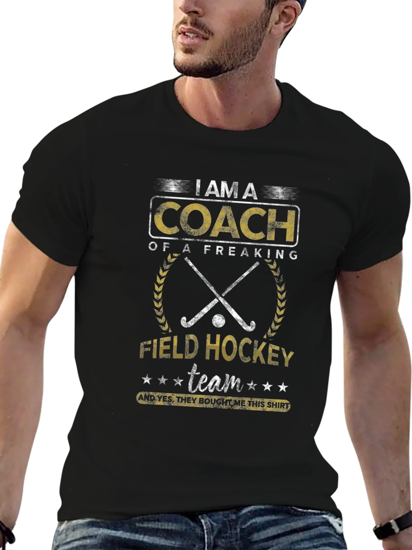 Rebbecca Field Hockey Coach Graphic T-Shirt - Team Gift