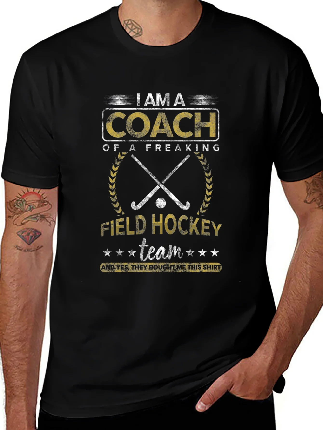 Rebbecca Field Hockey Coach Graphic T-Shirt - Team Gift