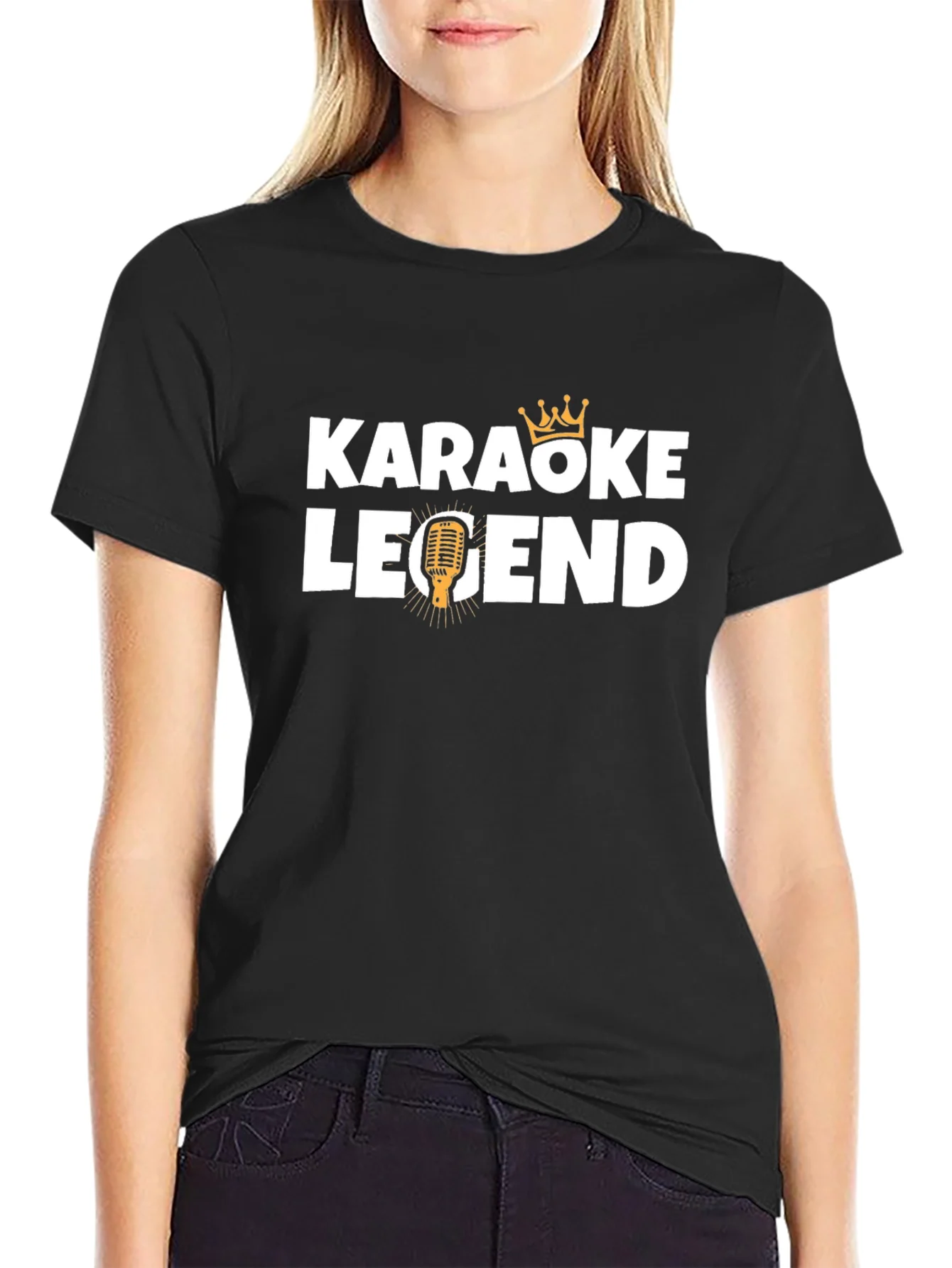 Rebbecca Karaoke Legend Black T-Shirt