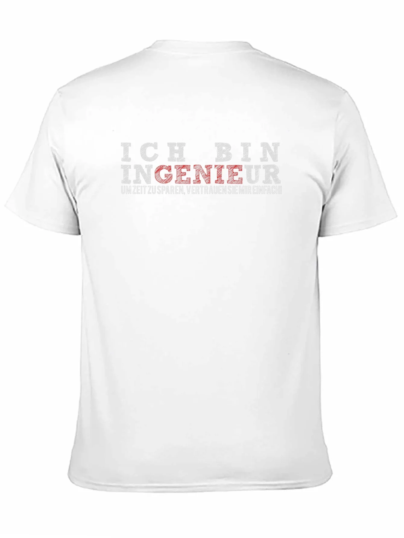 Rebbecca Ich Bin Ingenieur Black Graphic T-Shirt