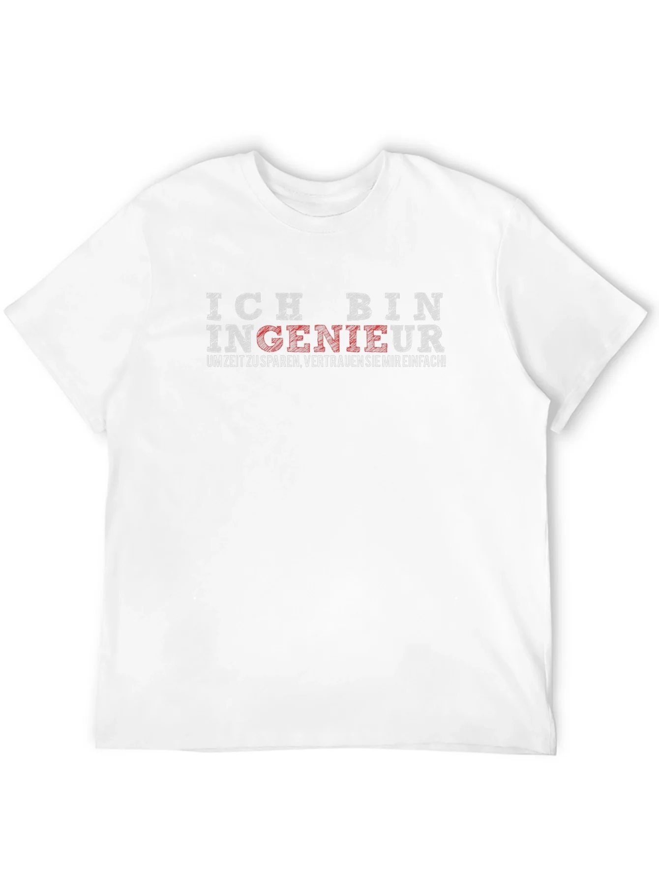 Rebbecca Ich Bin Ingenieur Black Graphic T-Shirt