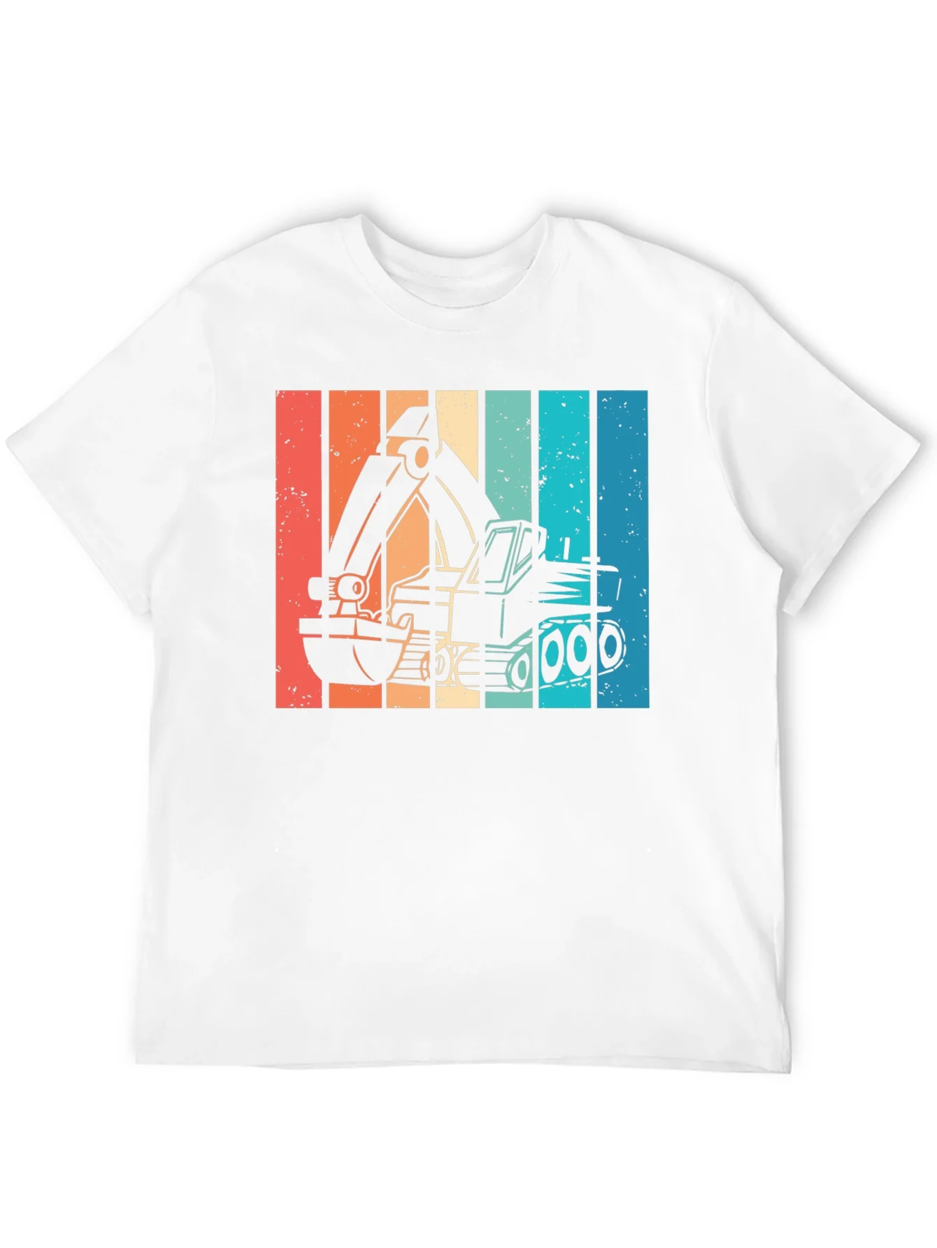 Rebbecca Retro Excavator Graphic T-Shirt