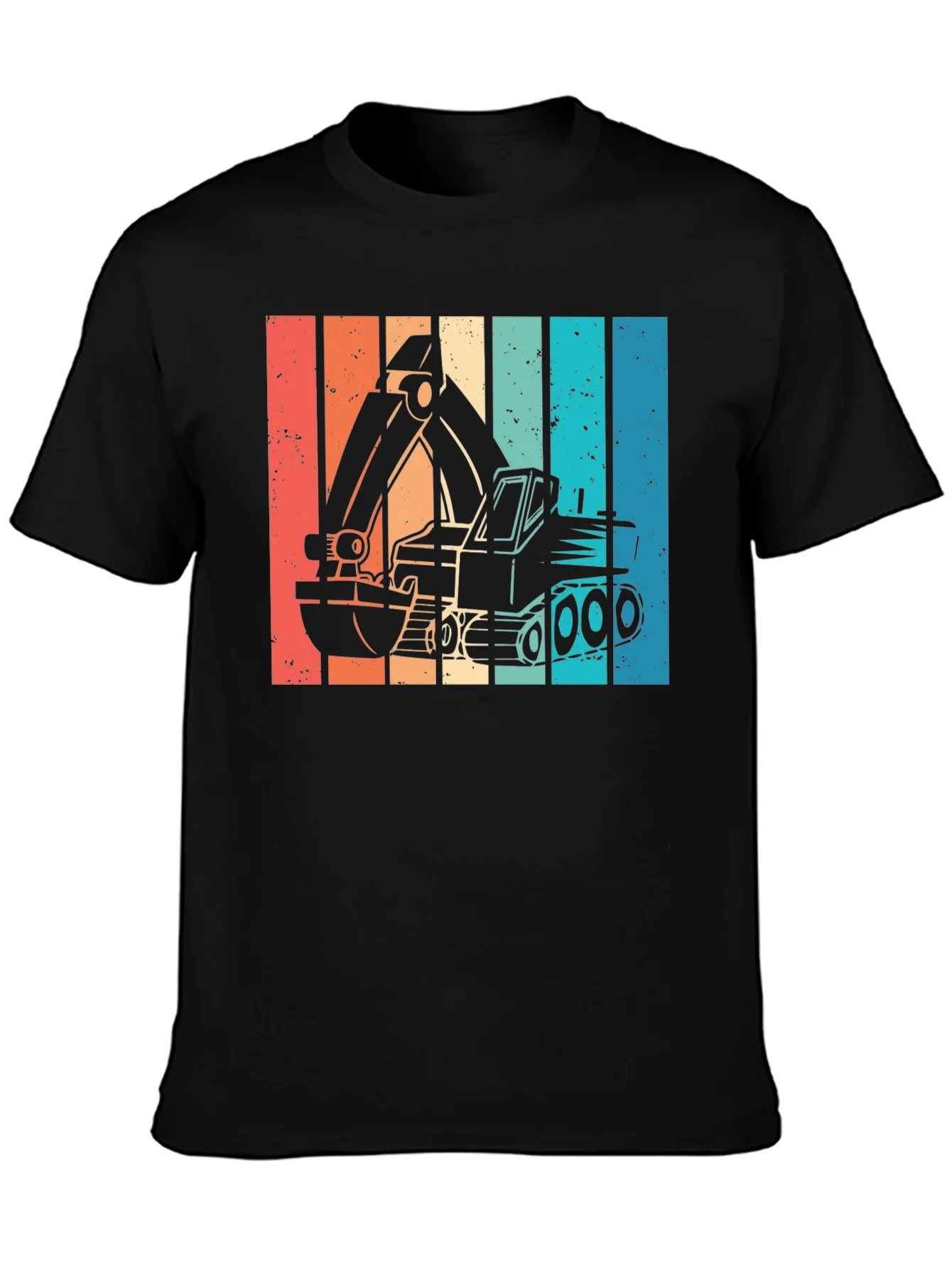 Rebbecca Retro Excavator Graphic T-Shirt
