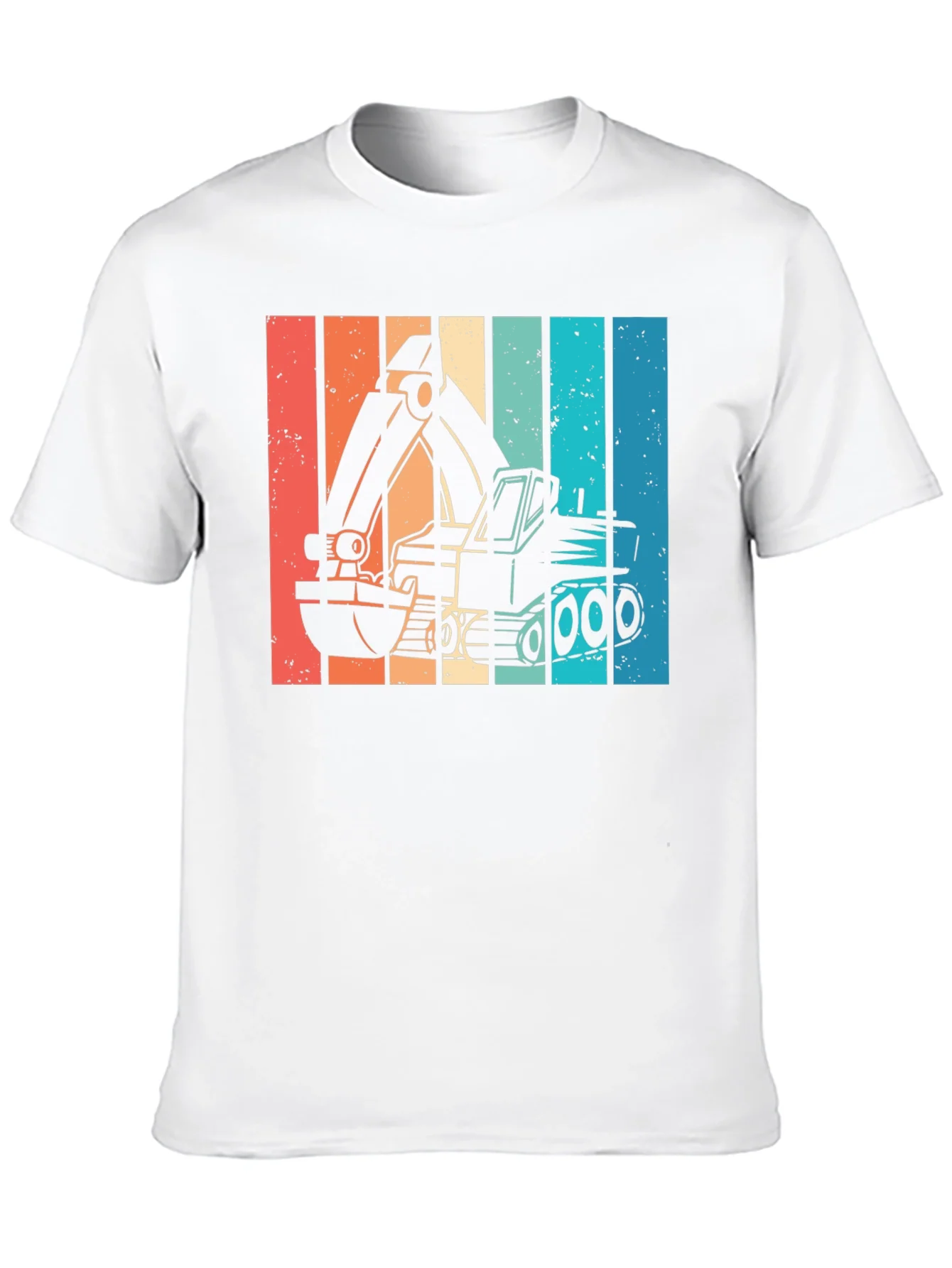 Rebbecca Retro Excavator Graphic T-Shirt
